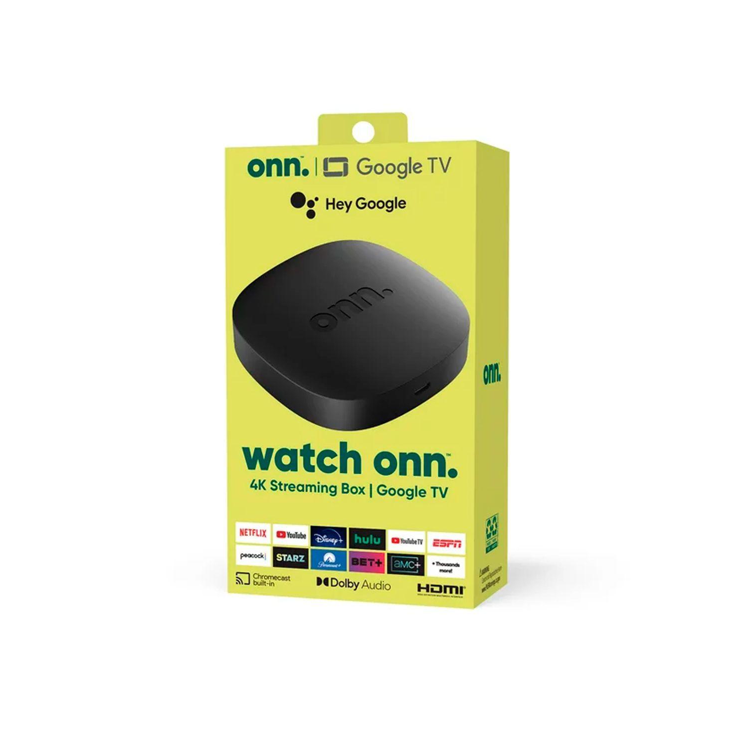 Reproductor de Streaming Onn 2309A TV Box 4K Google Negro-3