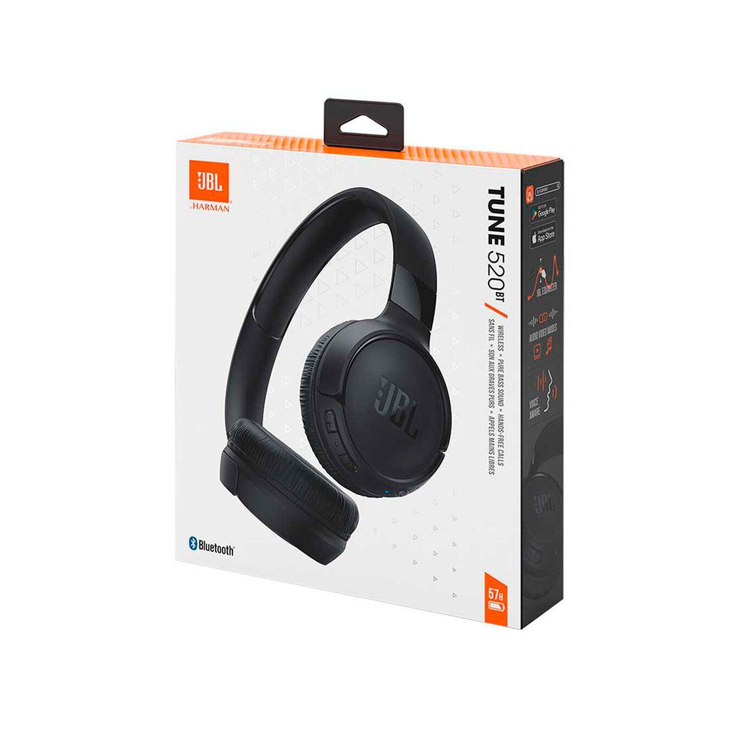 Audífonos Inalámbricos JBL Tune 520BT On Ear Negro-3
