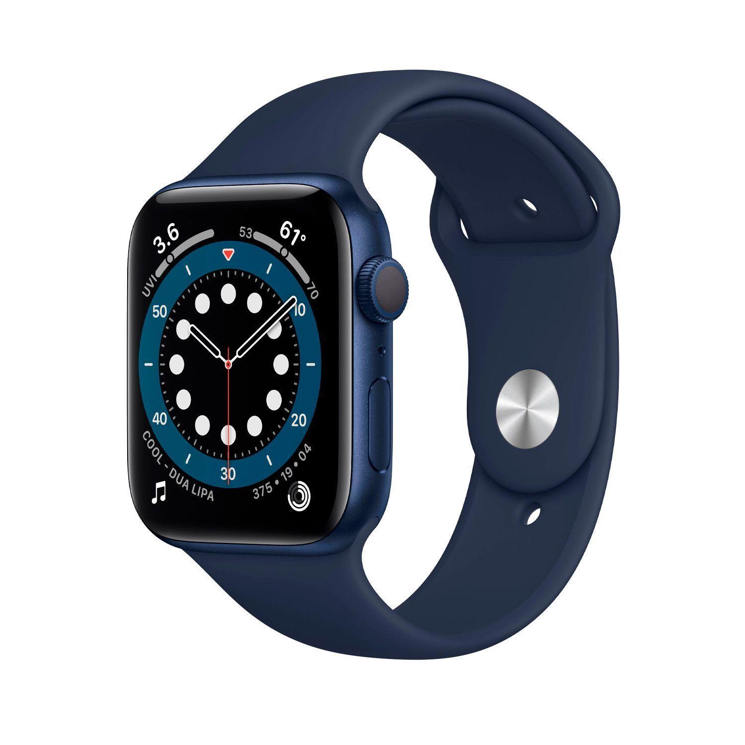 Reloj Apple Watch Series 6 40mm GPS + Celular Blue Aluminum Case Deep Navy Sport Band-0