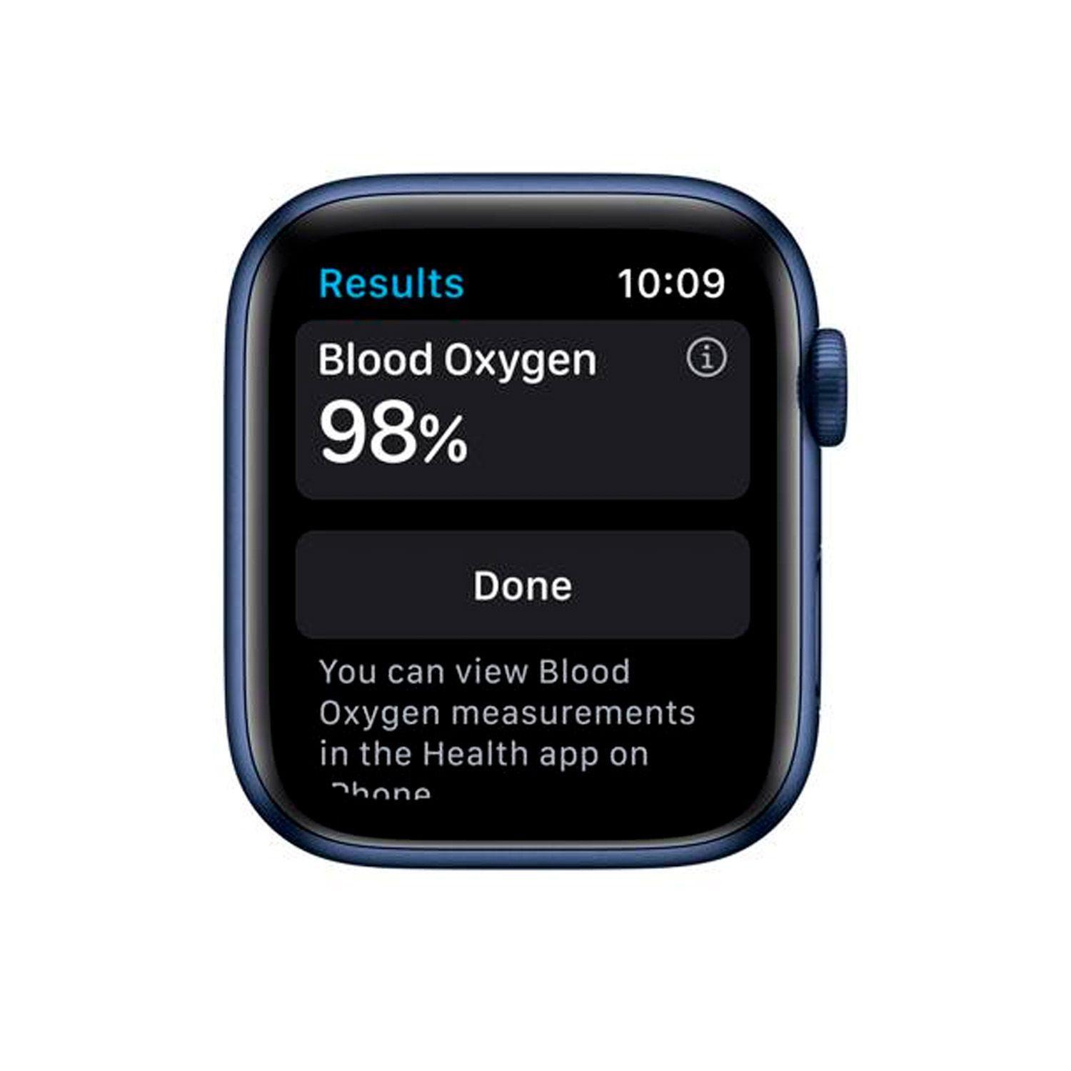 Reloj Apple Watch Series 6 40mm GPS + Celular Blue Aluminum Case Deep Navy Sport Band-2
