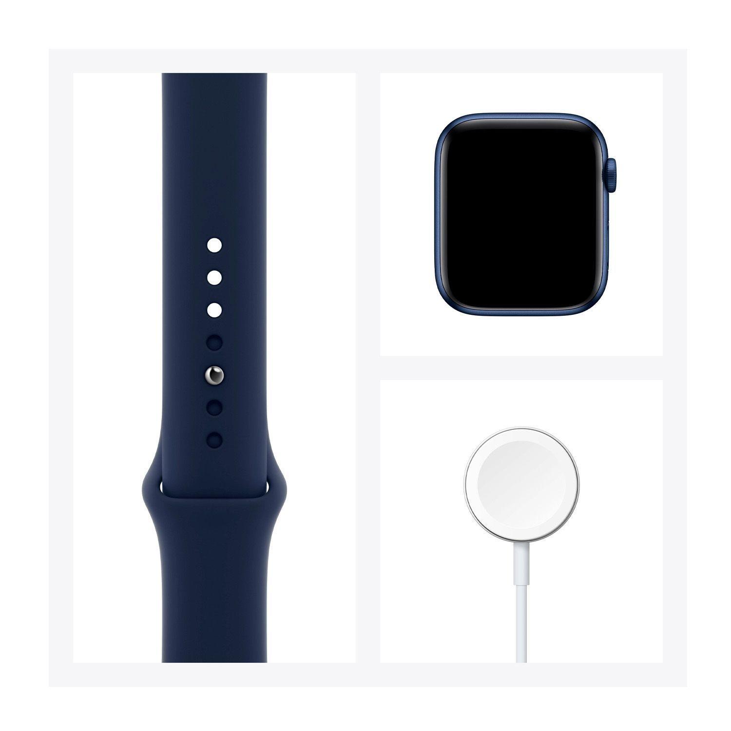 Reloj Apple Watch Series 6 40mm GPS + Celular Blue Aluminum Case Deep Navy Sport Band-4