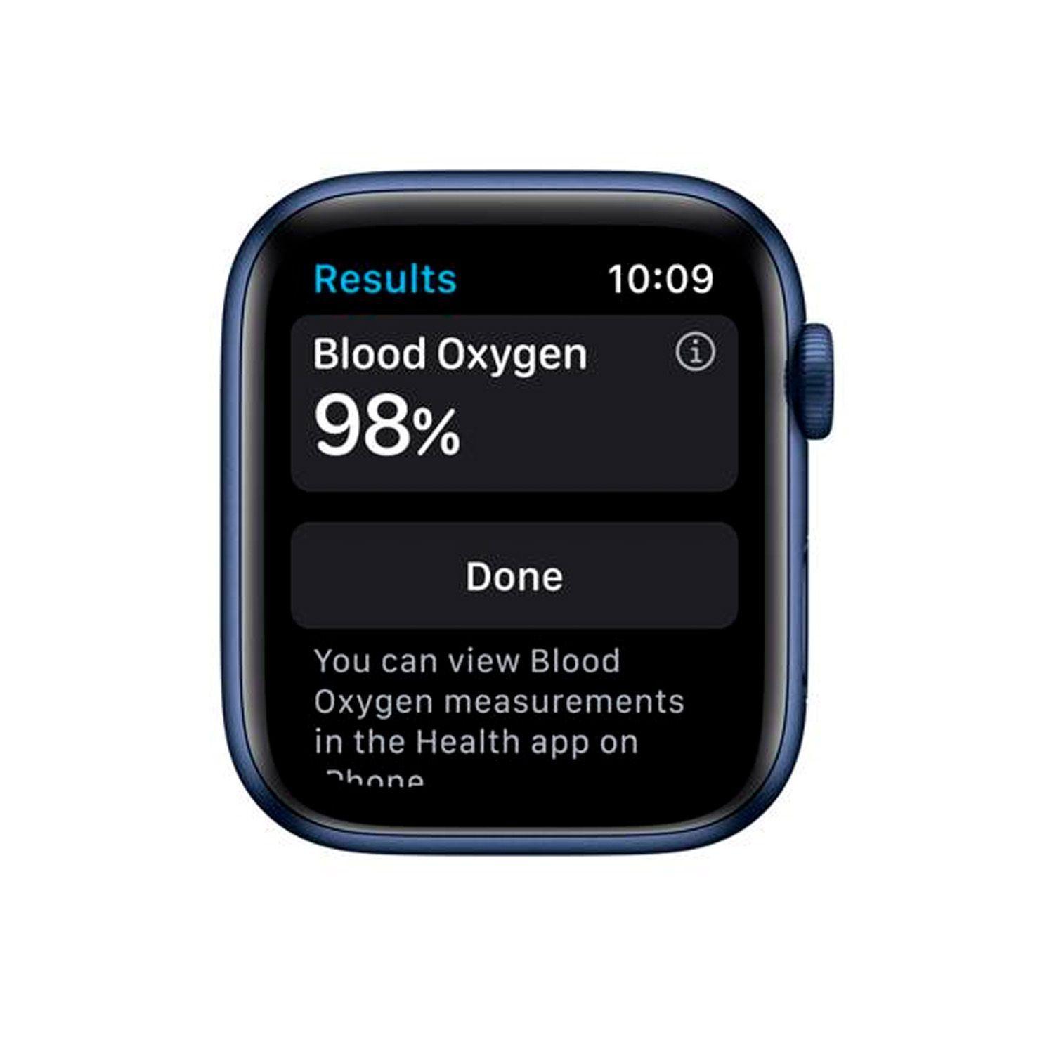 Reloj Apple Watch Series 6 40mm GPS + Wifi Blue Aluminum Case Deep Navy Sport Band-2