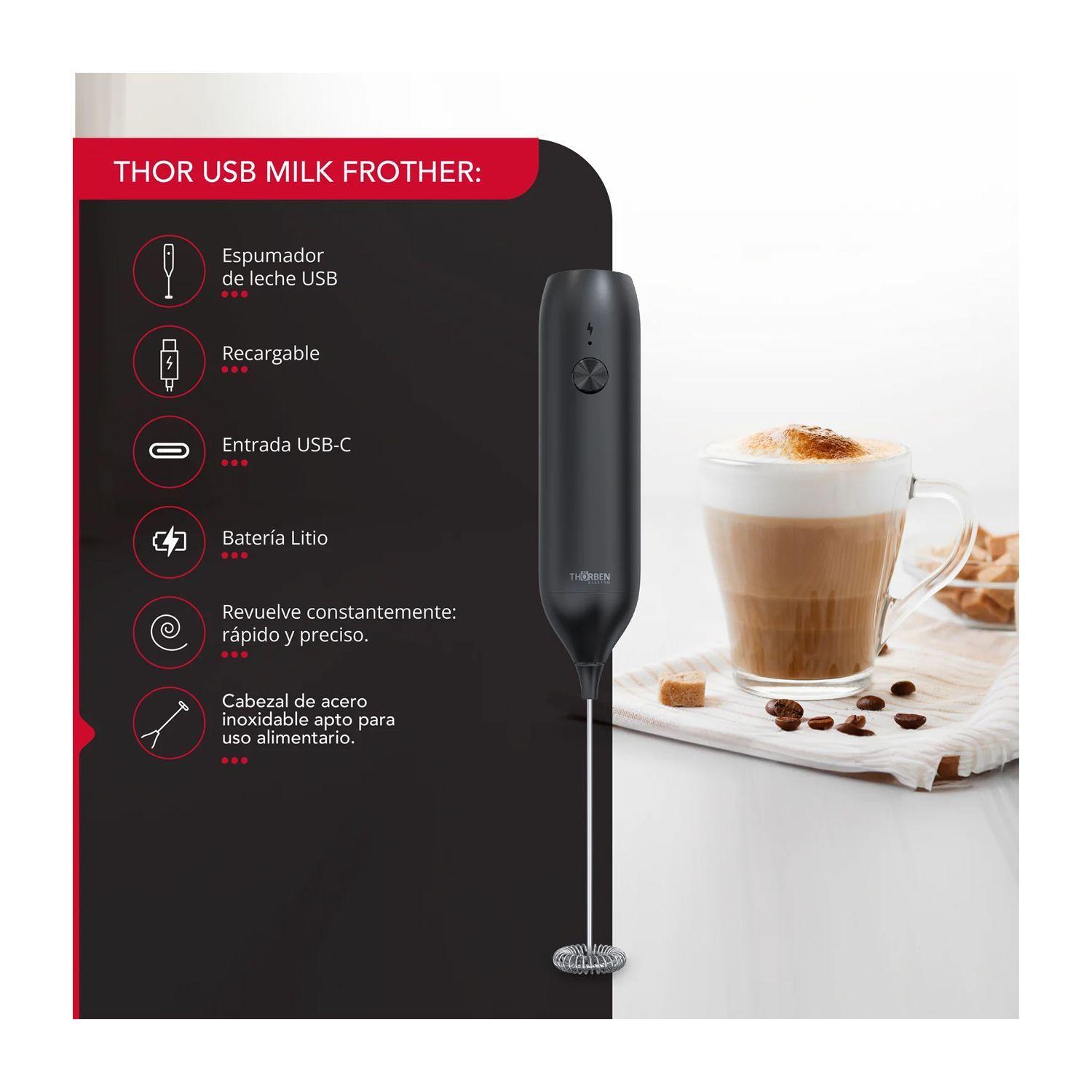 Espumador de leche Thorben Usb Milk Frother-3