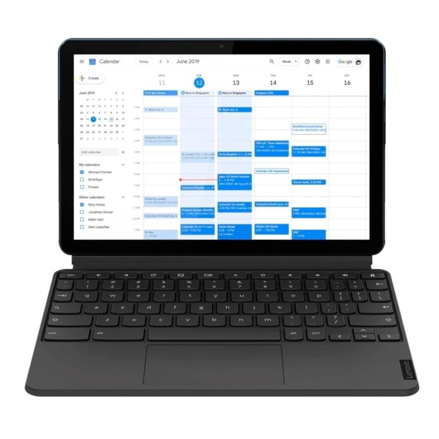 Notebook Chromebook Lenovo Duet MediaTek 4GB 128GB 10.1" Táctil Chrome OS OPEN BOX-0