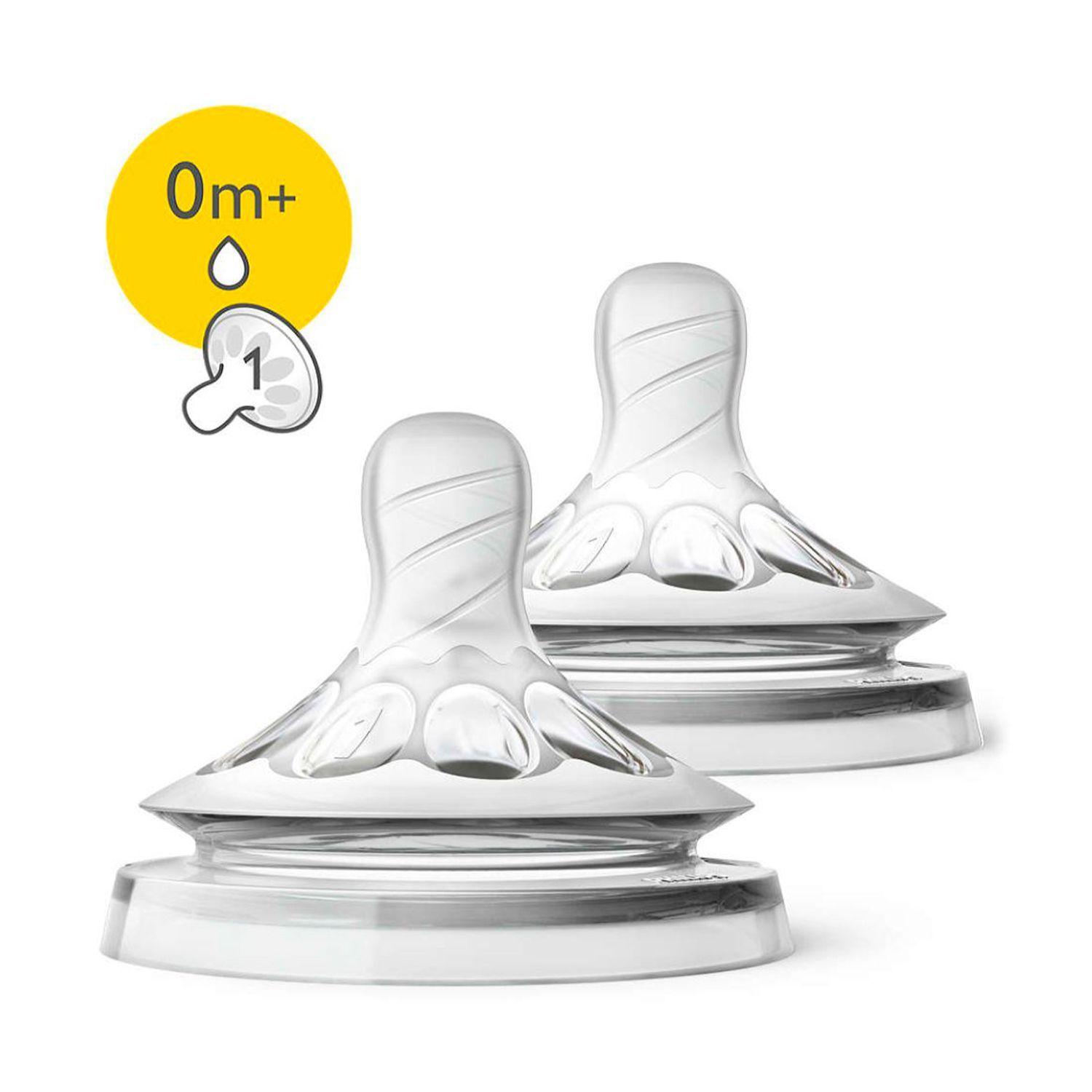 Tetina Anticólicos Avent Natural 0m+ Flujo Recién Nacidos Libre BPA-0