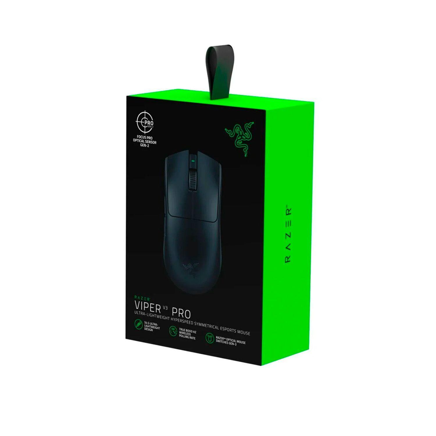 Mouse Gamer Inalámbrico Razer Viper V3 Pro Negro-3