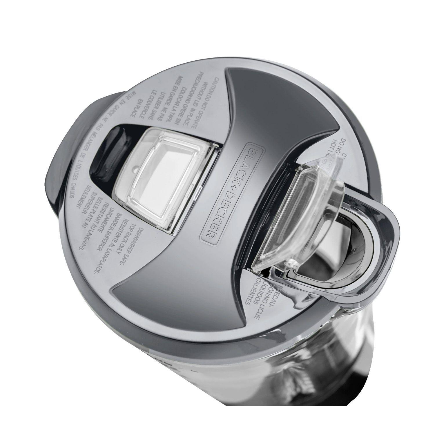 Licuadora Black+Decker BLBD210GT 1.25L Vidrio Azul 550W-2