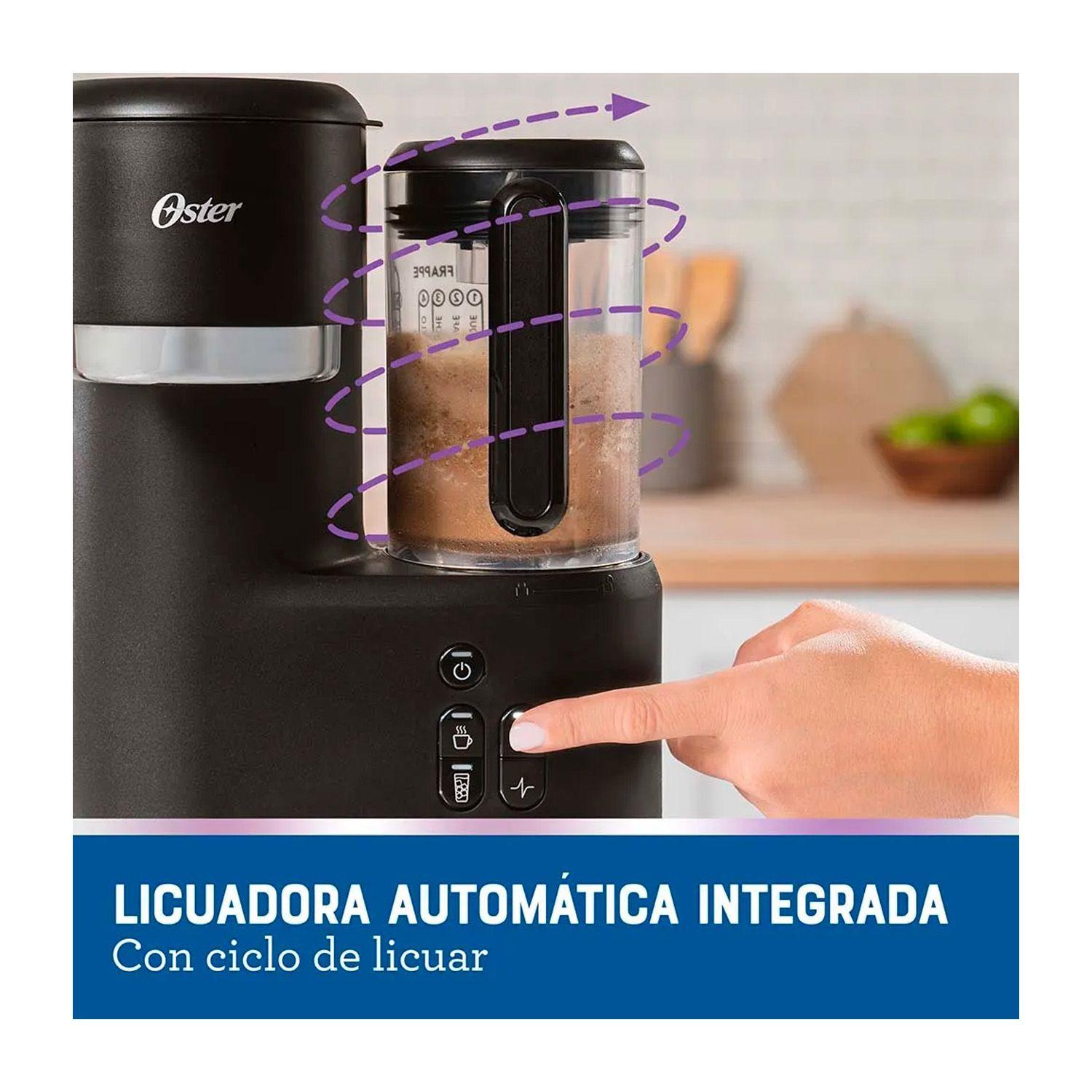 Cafetera Oster Frappe + Licuadora Bvstdc03b Automática-5