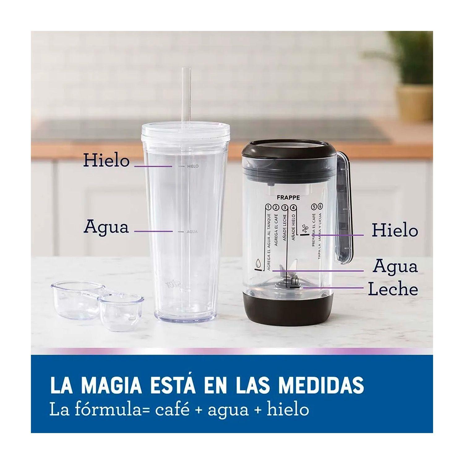 Cafetera Oster Frappe + Licuadora Bvstdc03b Automática-6