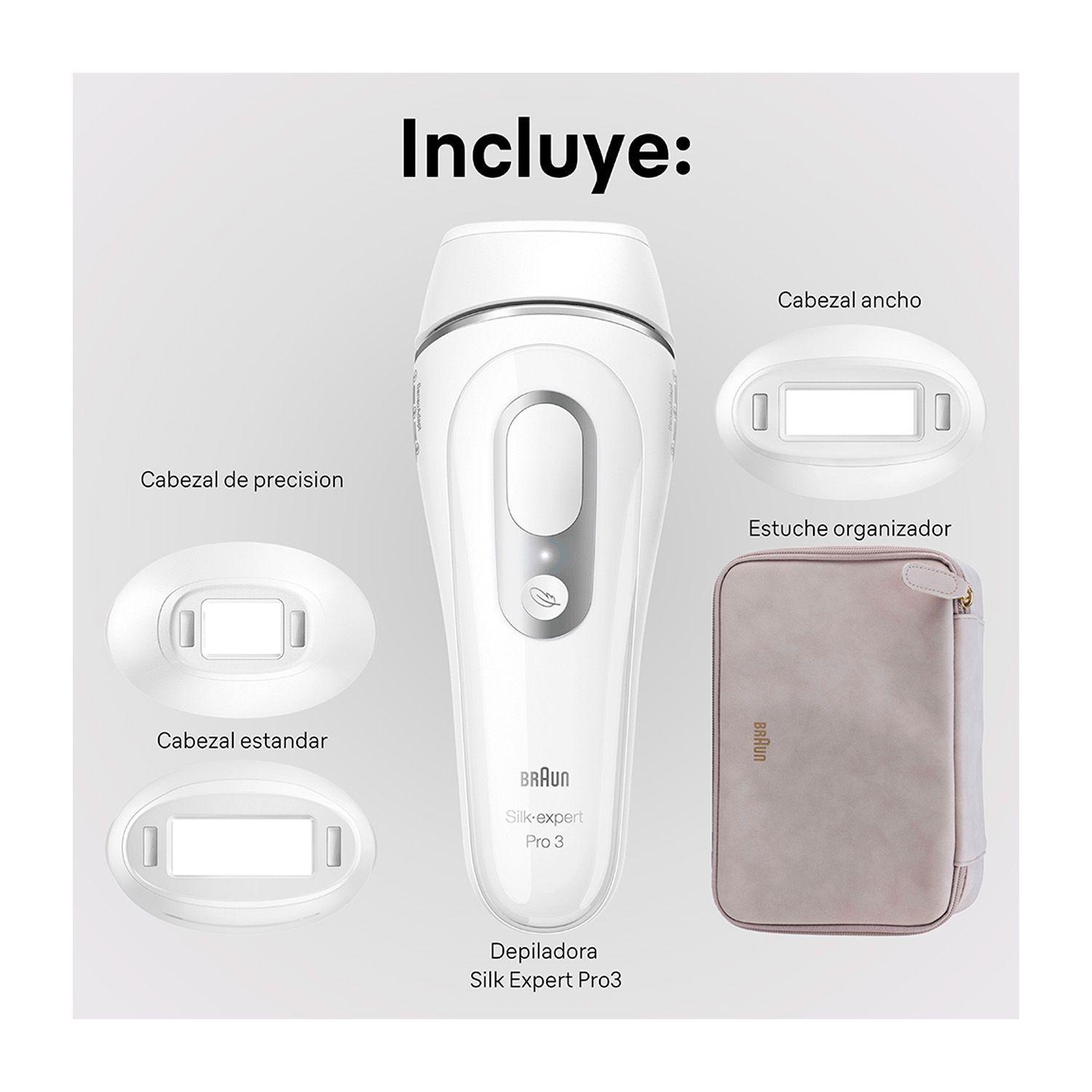 Depiladora IPL Braun PL3230 WHT/SILV Silk-Expert Pro 3-2