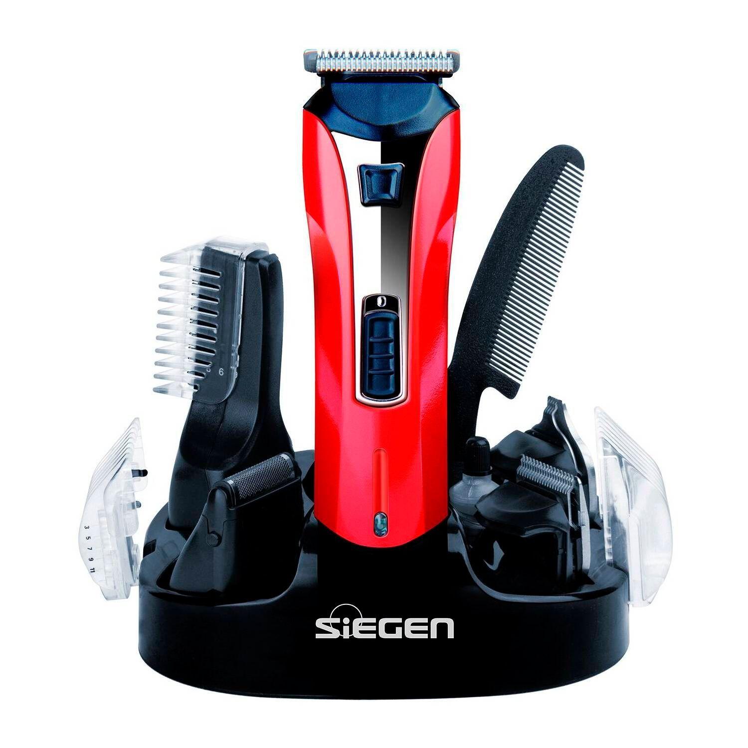 Cortadora De Pelo Y Barba Siegen Recargable + Accesorios-0