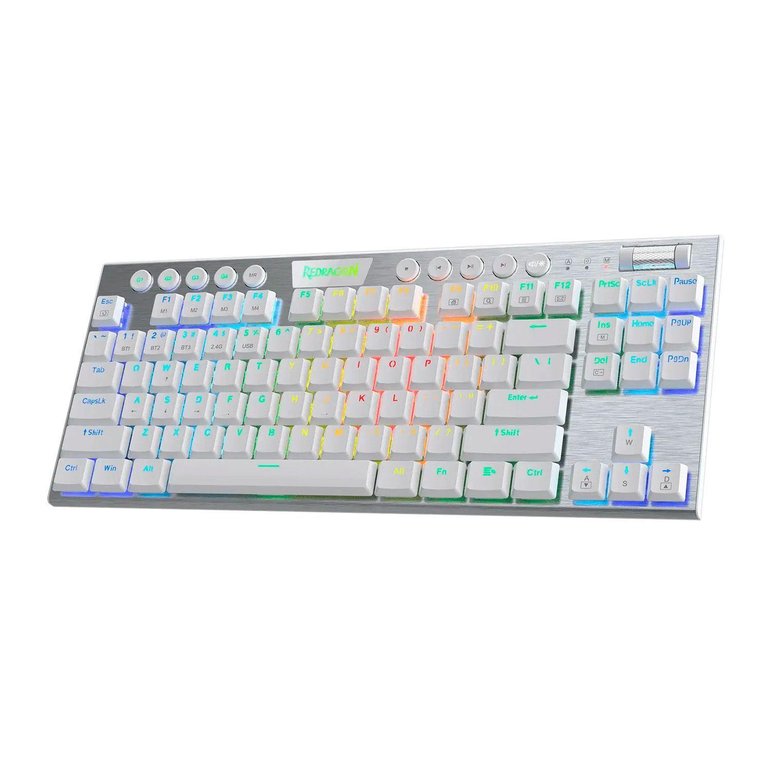 Teclado Gamer Redragon K621W Horus Tkl Wireless RGB Español Red Switch-3