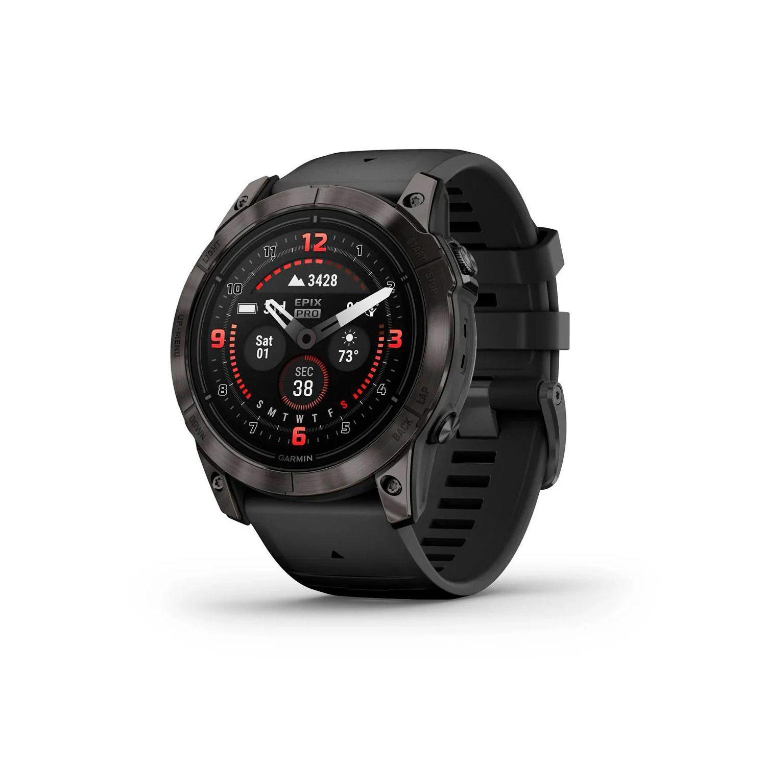 Reloj Garmin Epix Pro Gen 2 Sapphire 51mm Carbon Grey DLC Titanio-0