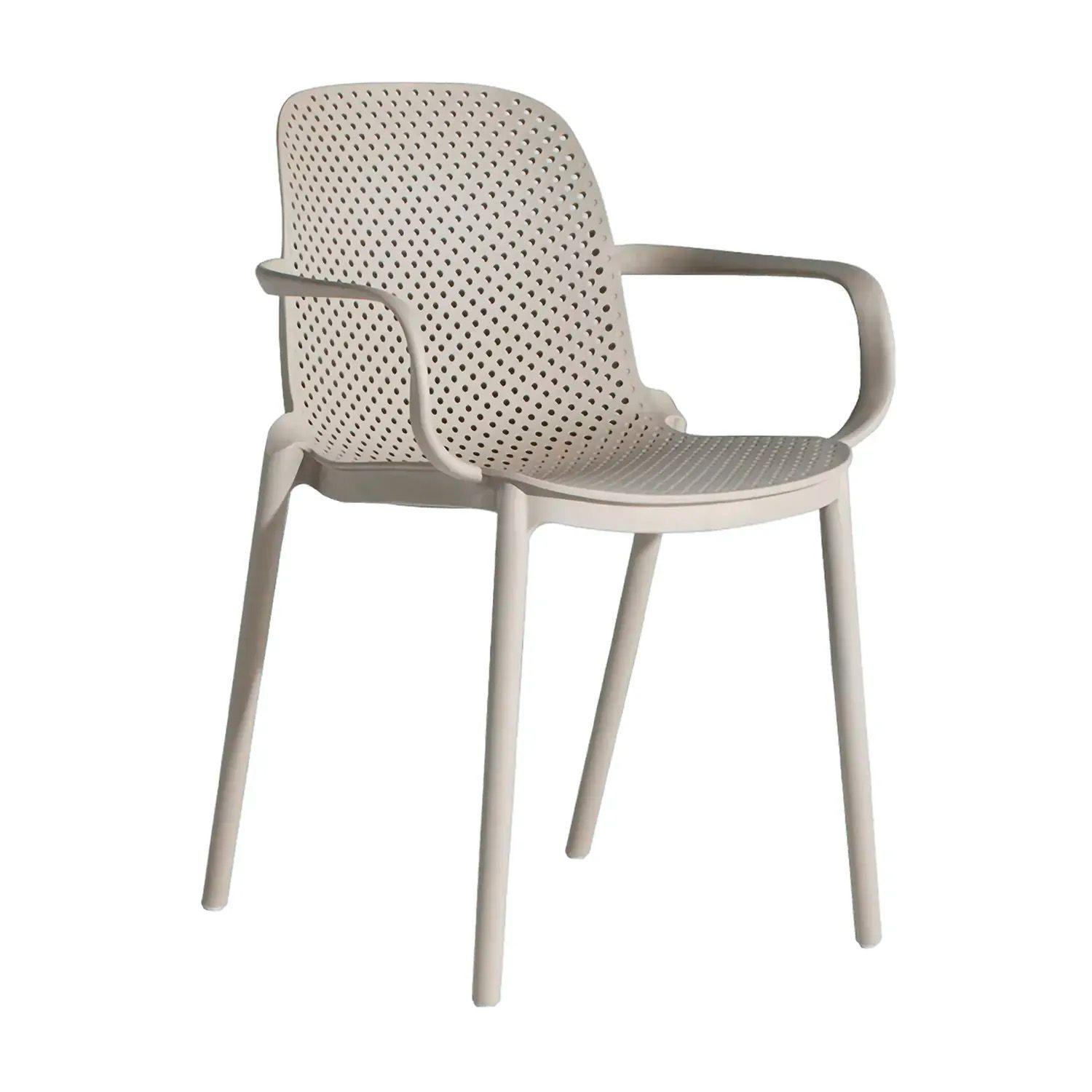 Silla Art Berlin Con Brazos Beige-1