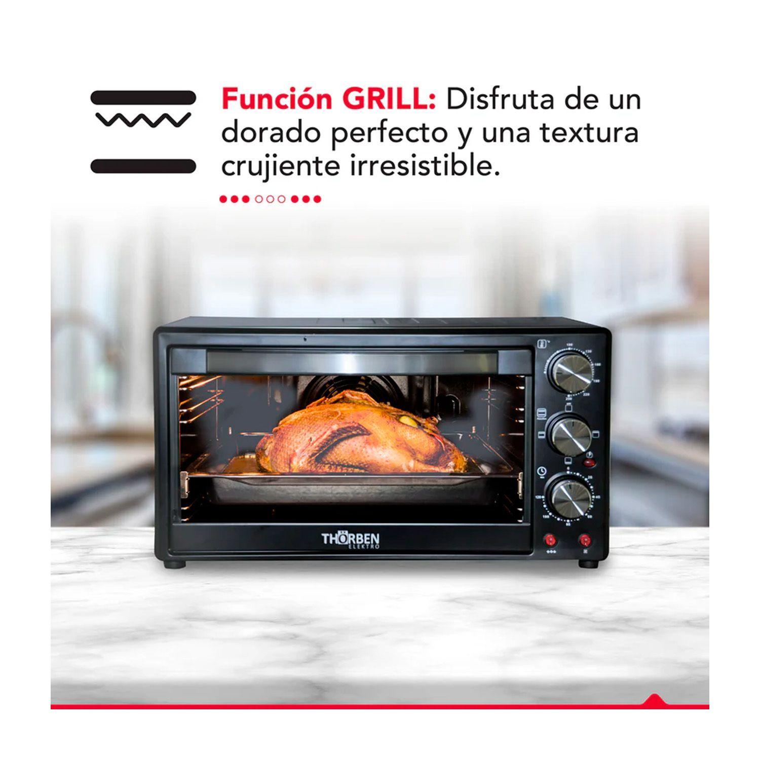 Horno Electrico Thorben Magnum Oven 60L 3 modos 2200W-2