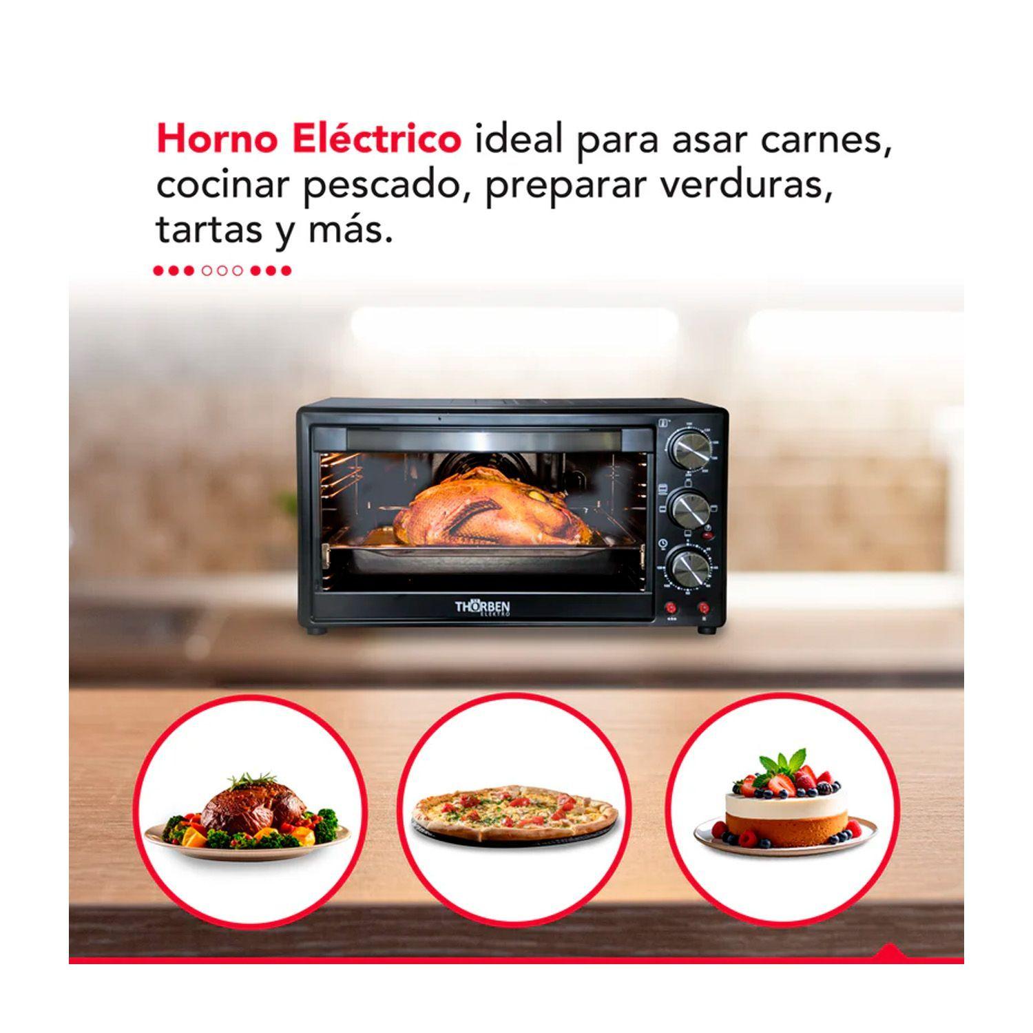 Horno Electrico Thorben Magnum Oven 60L 3 modos 2200W-3