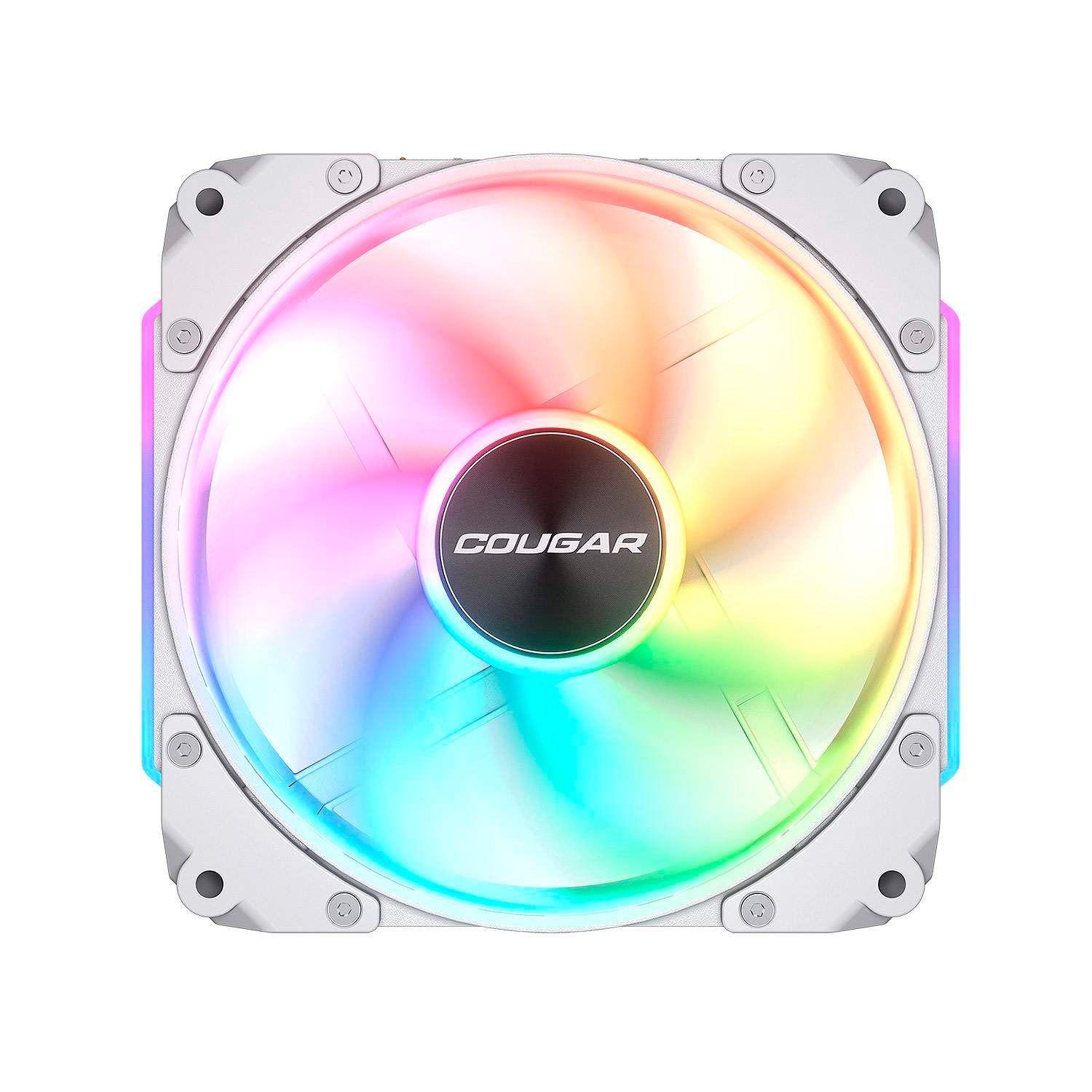 Kit 3 Ventiladores Cougar Apolar 120MM ARGB White-2