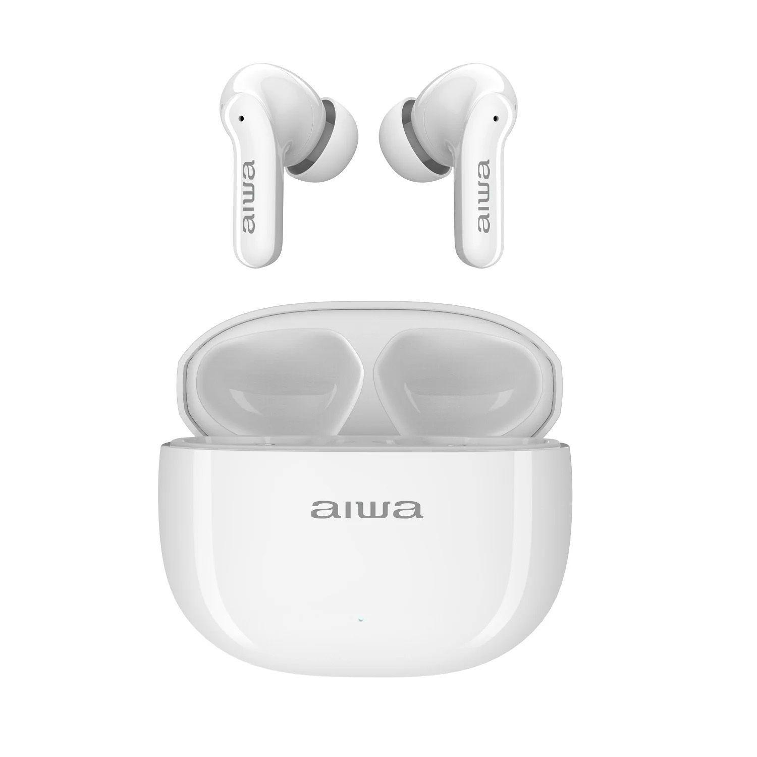 Audifonos Inalambricos Aiwa Funcion Tws Aw-twsr2 Blanco-0