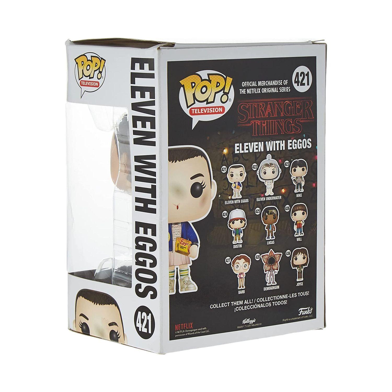  Figura de acción Funko Pop TV Stranger Things Eleven con Eggos-3