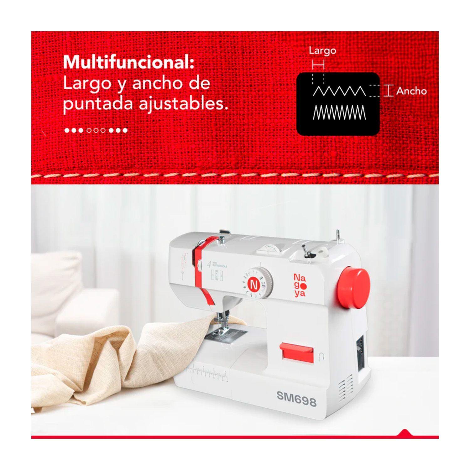Maquina De Coser Nagoya SM698 12 Puntadas-6