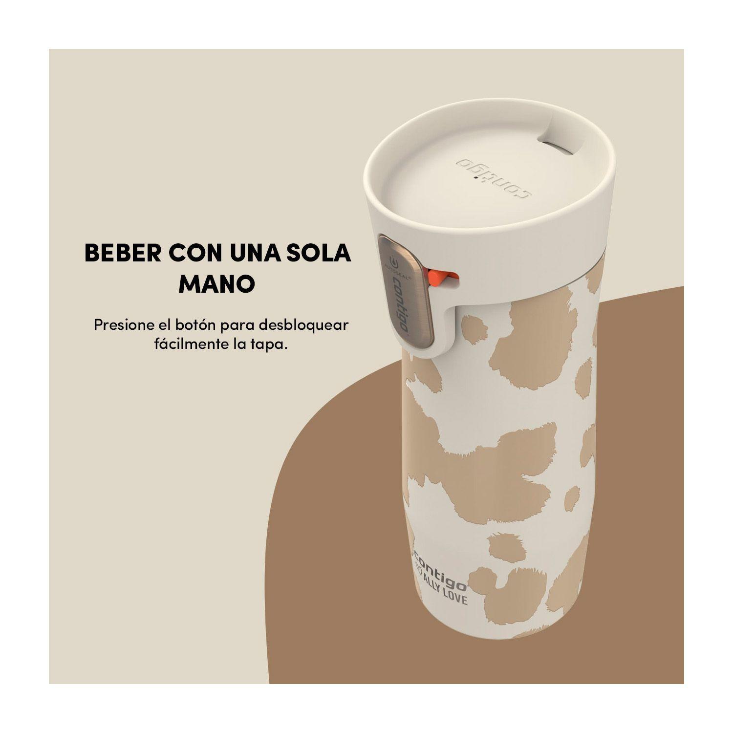 Botella Termica Contigo West Loop 473ml Antiderrame Frio y Calor Oatmilk-4