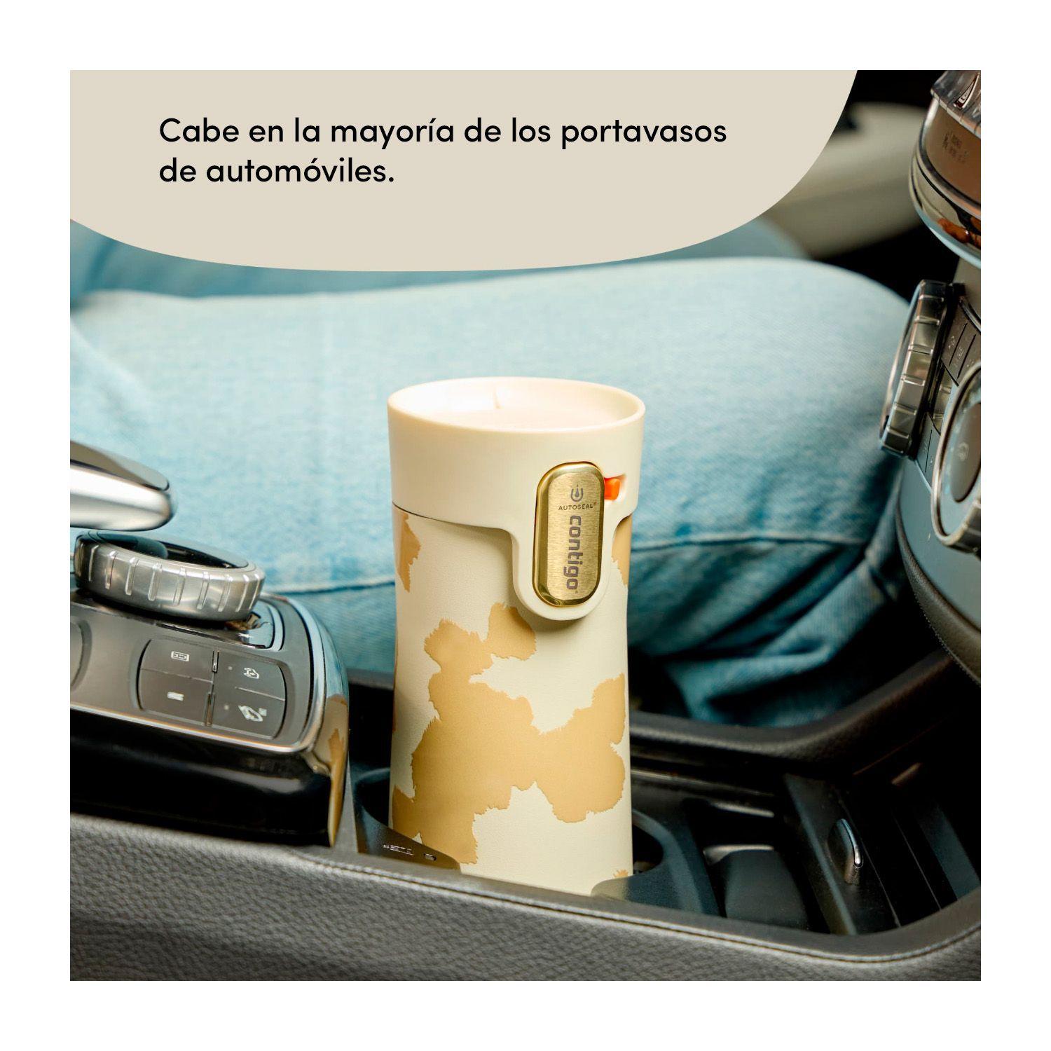 Botella Termica Contigo West Loop 473ml Antiderrame Frio y Calor Oatmilk-5