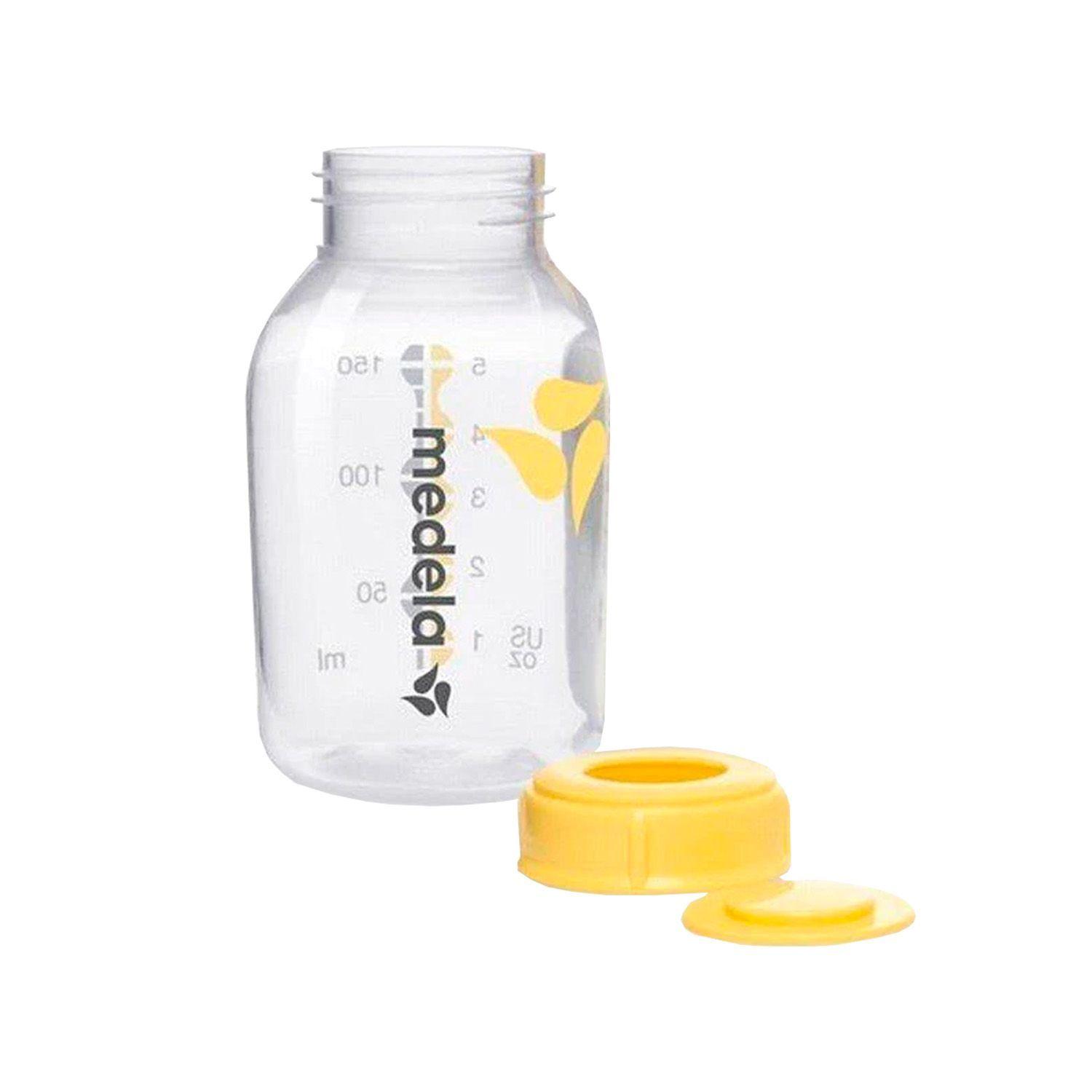 Set 3 Botellas de Leche Medela 150ml Transparentes-1