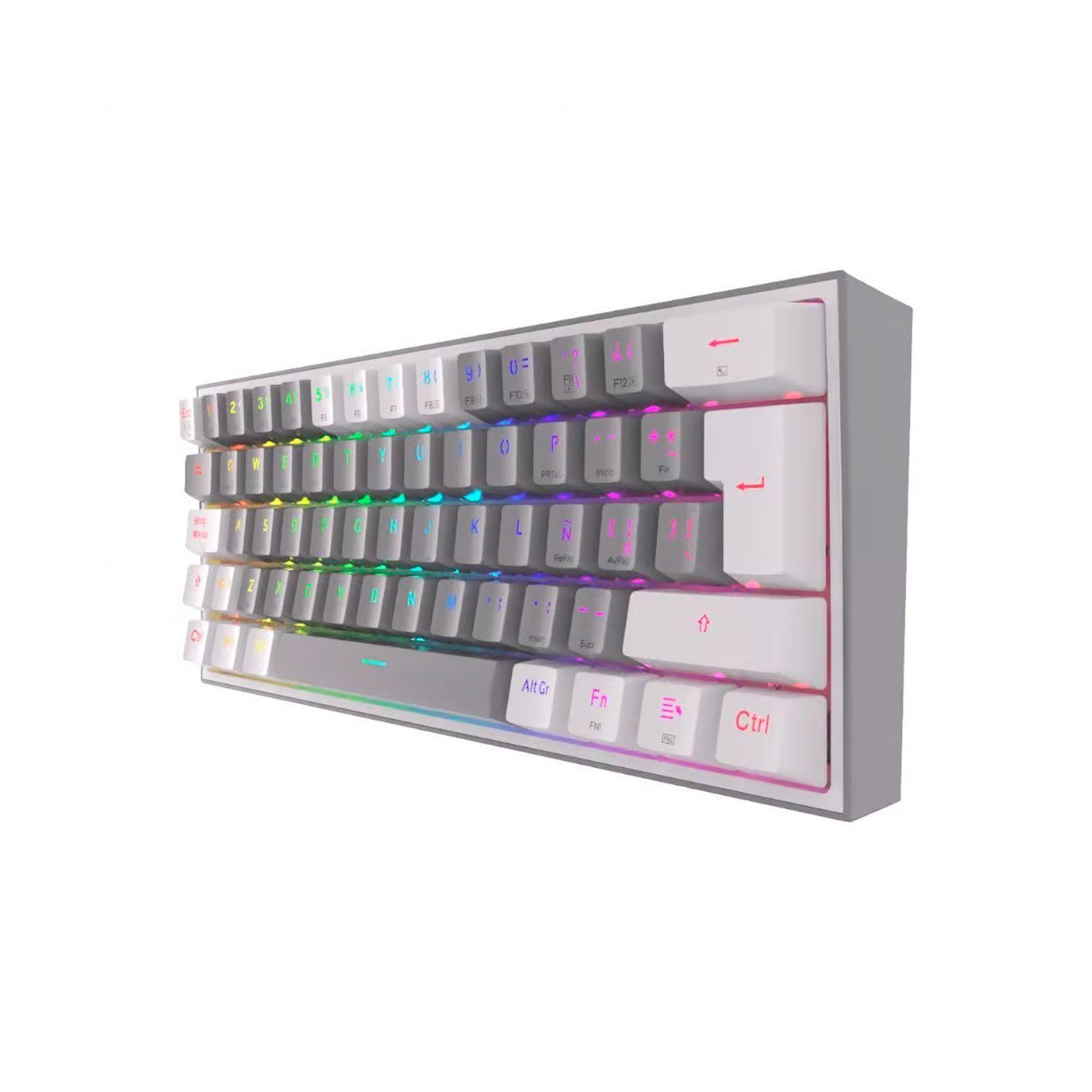 Teclado Inalámbrico Redragon Fizz Pro K616-RGB Grey/White-2