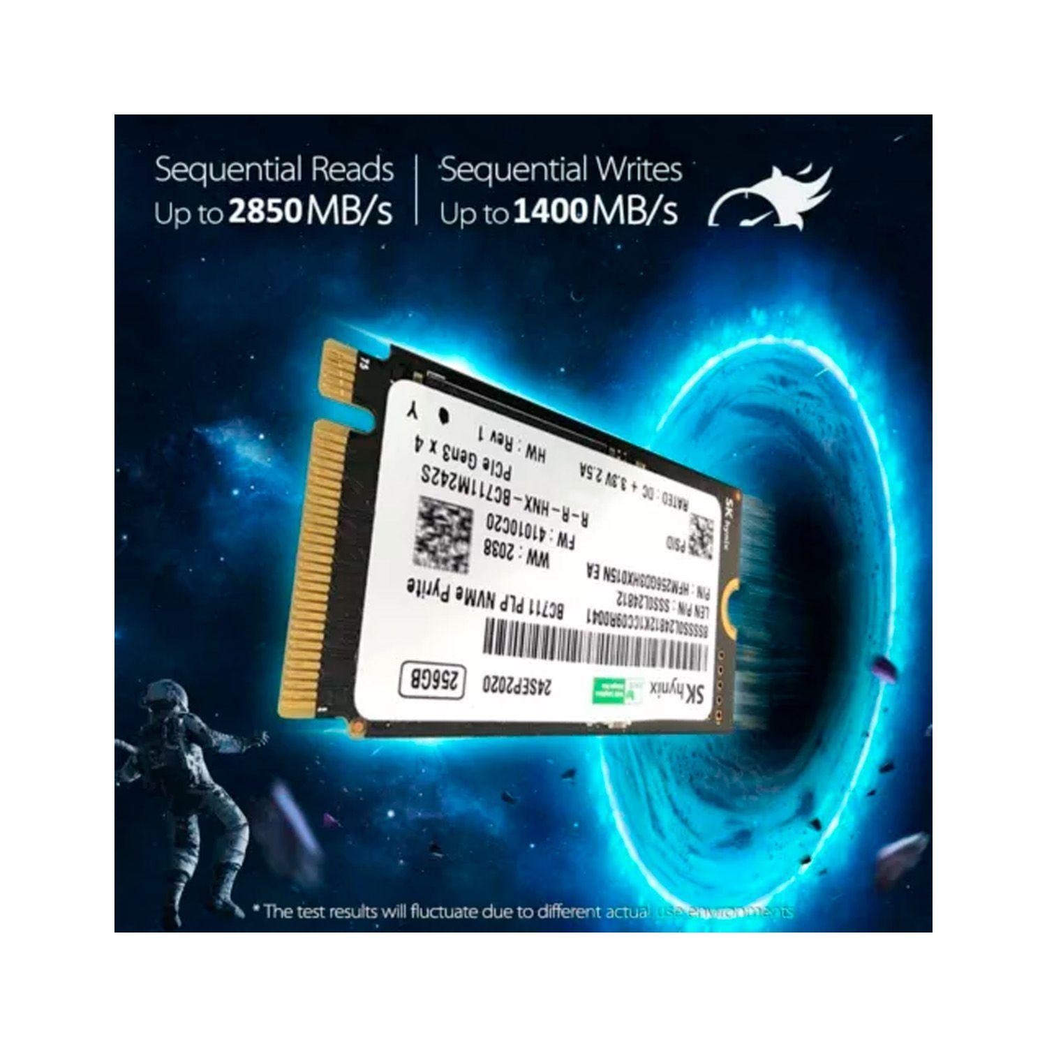 Disco Solido SSD SkHynix 256GB PCIe NVMe 2242-4