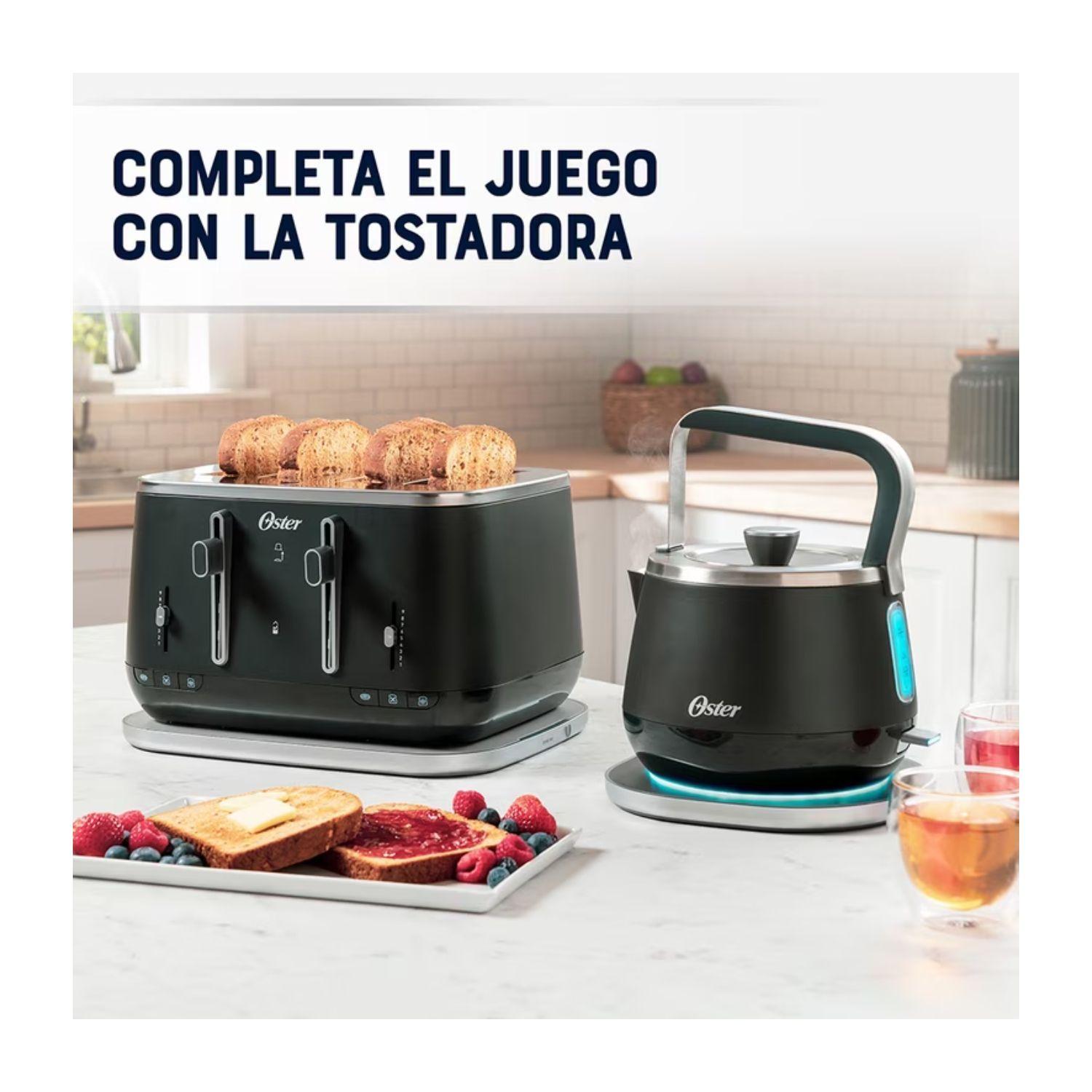 Hervidor Premium Oster 1 5 Lt 4510 Negro Acero Inox-2