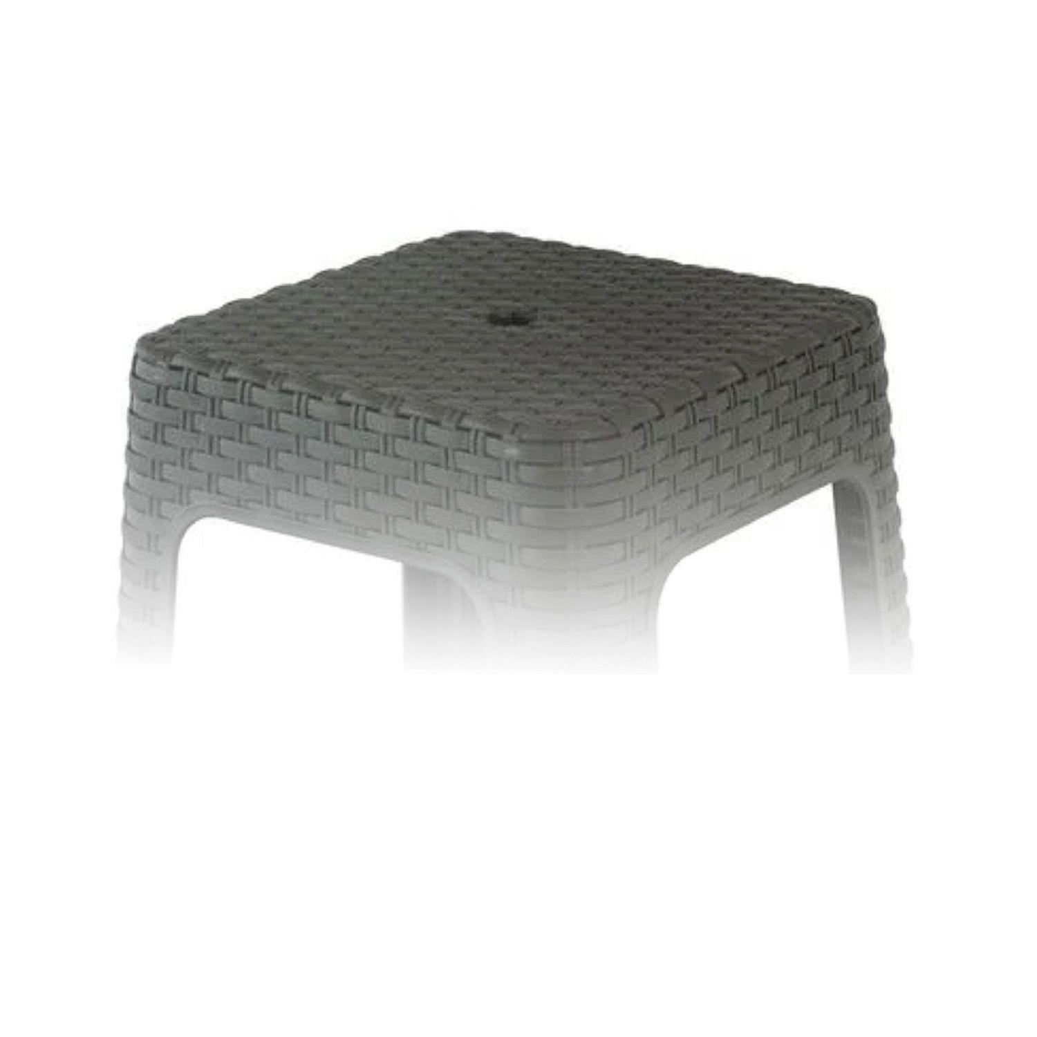 Pack 4 Pisos Banco Ratan 47cm Cafe-2