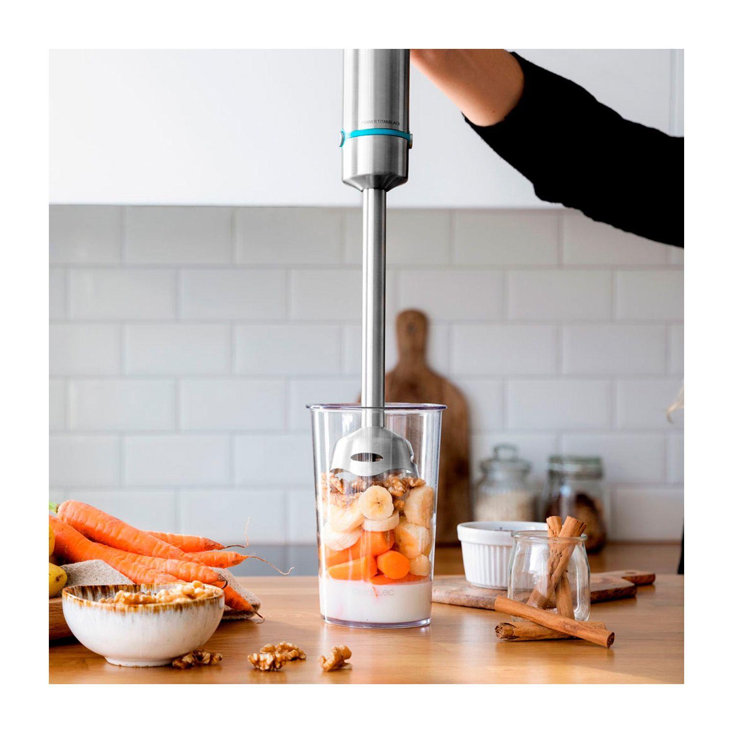 Batidora de Inmersión Cecotec Power TitanBlack 1200 XL Cream&Crush-2