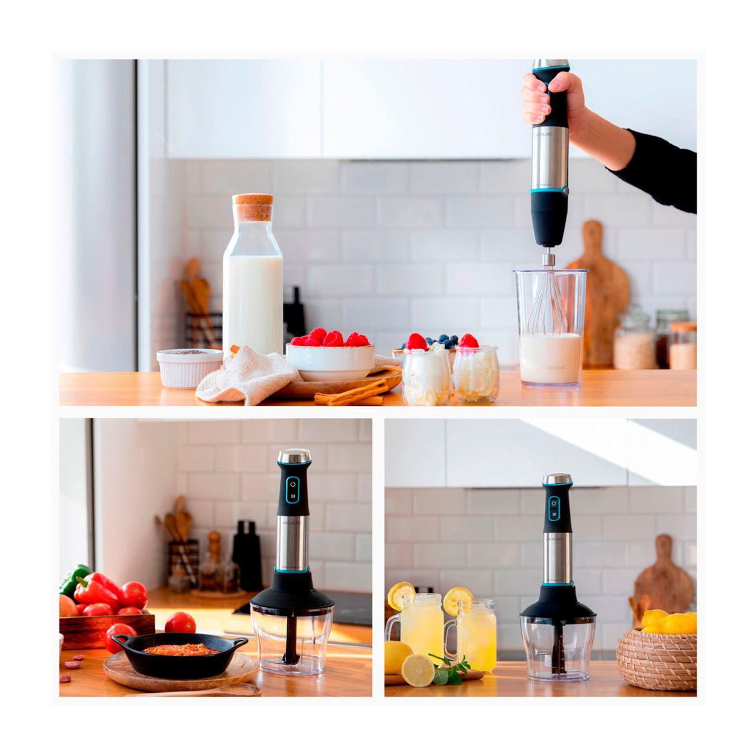 Batidora de Inmersión Cecotec Power TitanBlack 1200 XL Cream&Crush-3