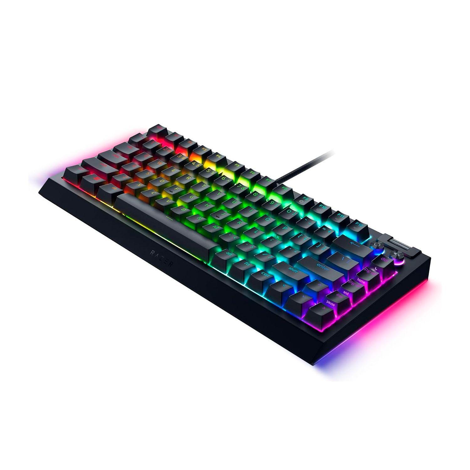  Teclado Razer Blackwidow V4 75% Black Ingles SW Naranjo RGB-2