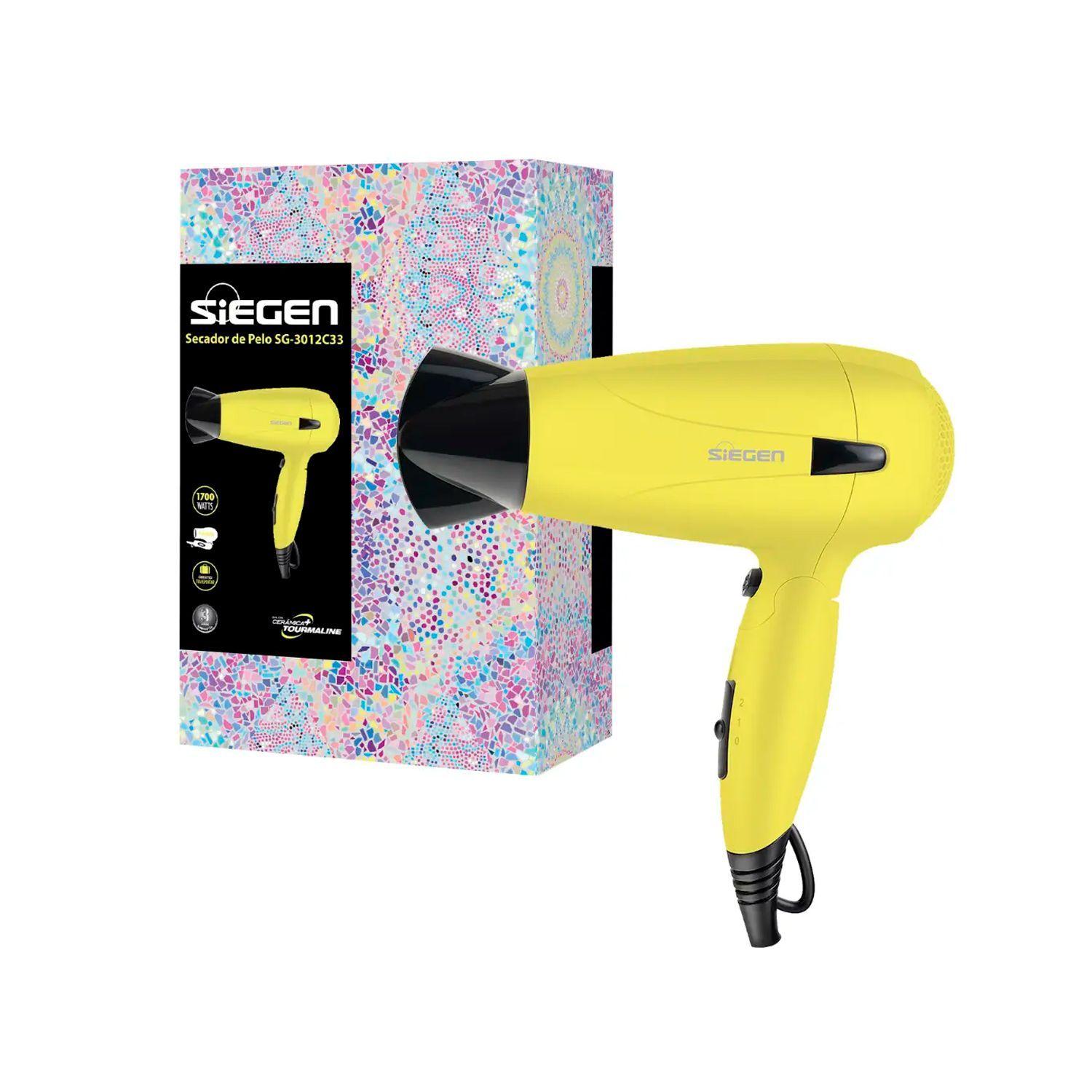 Secador de pelo Siegen SG-3012C33 2 Velocidades 1700W-0