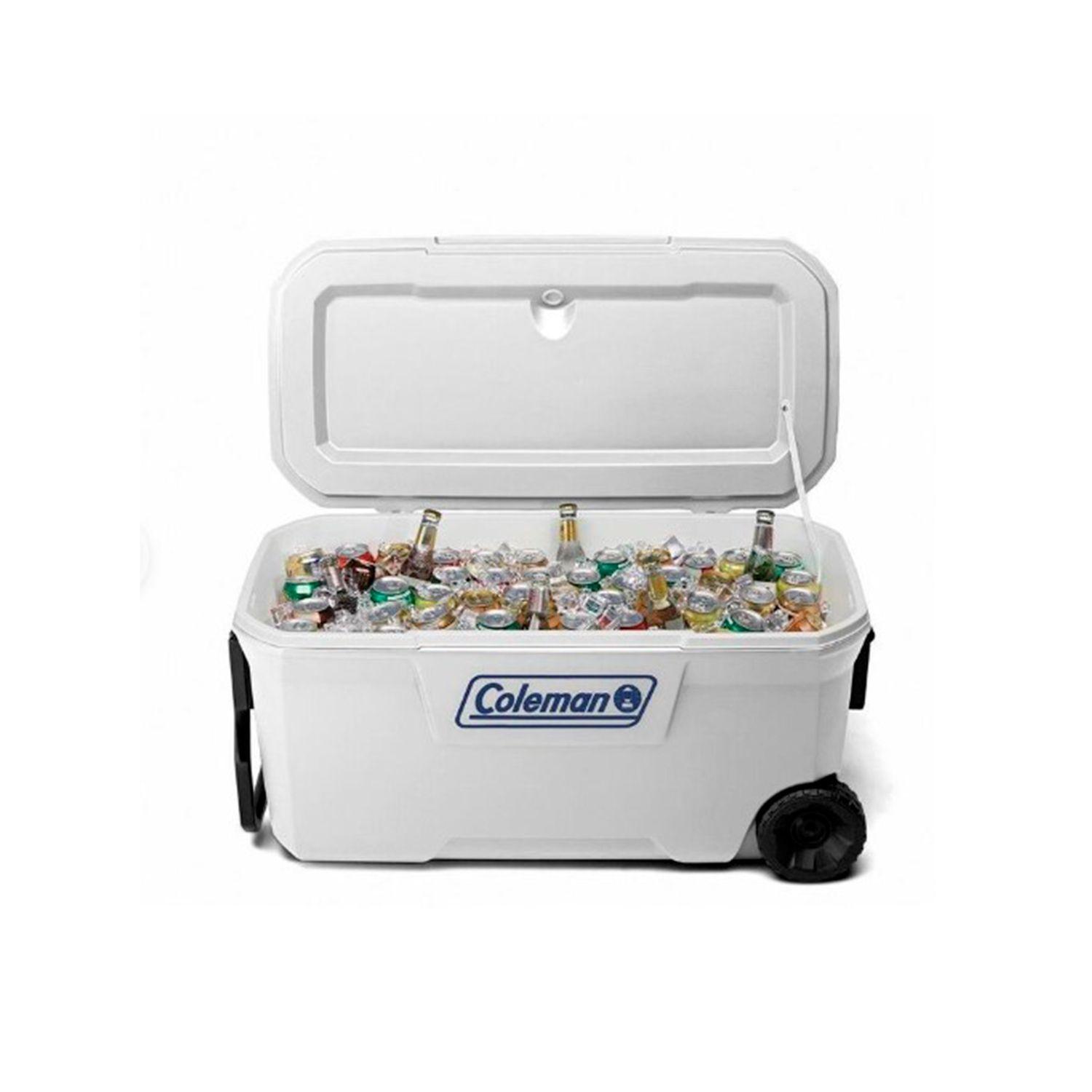 Cooler Coleman 316 100QT con Ruedas Blanco-3