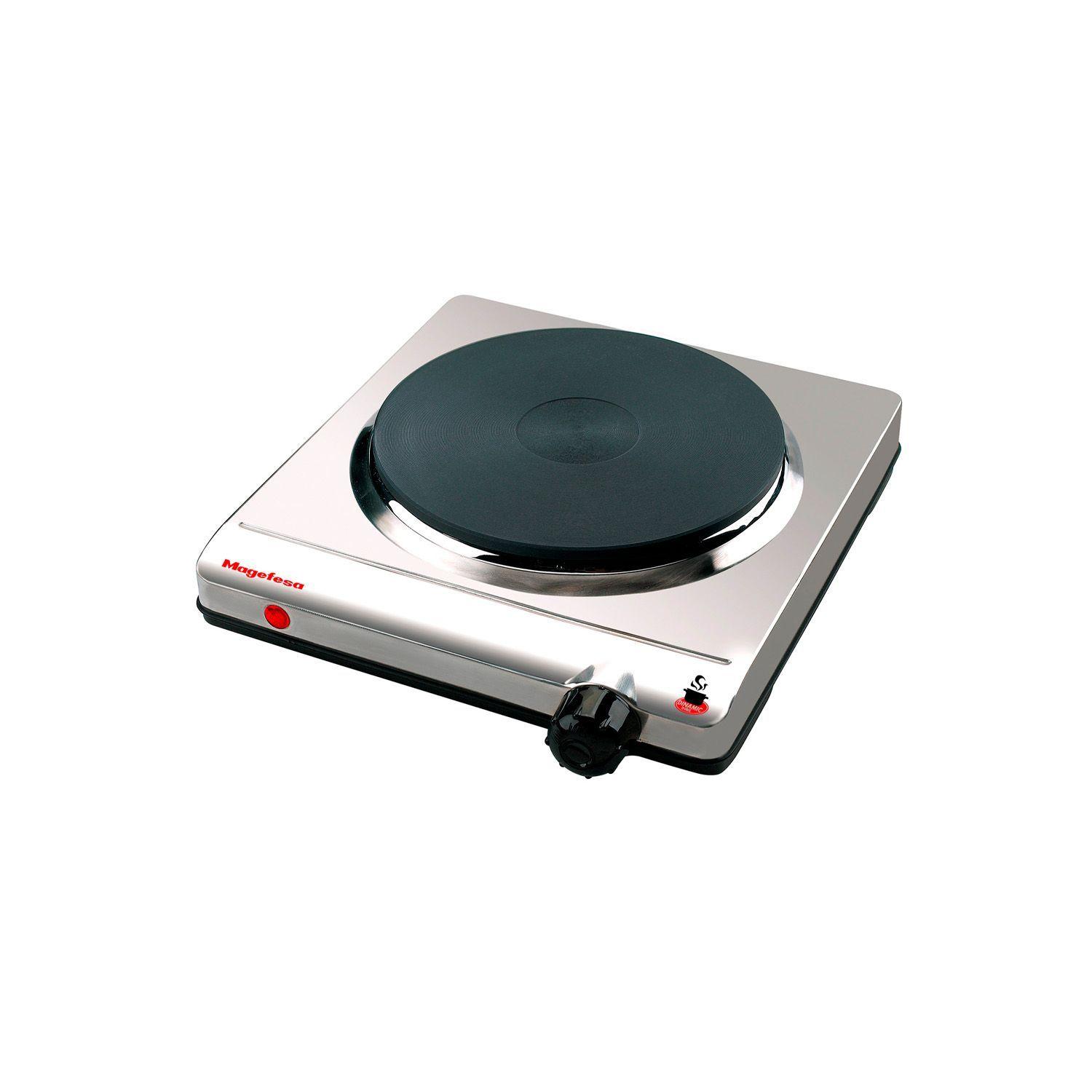 Cocina Eléctrica Magefesa Dinamic Acero Inoxidable 1500W.-0