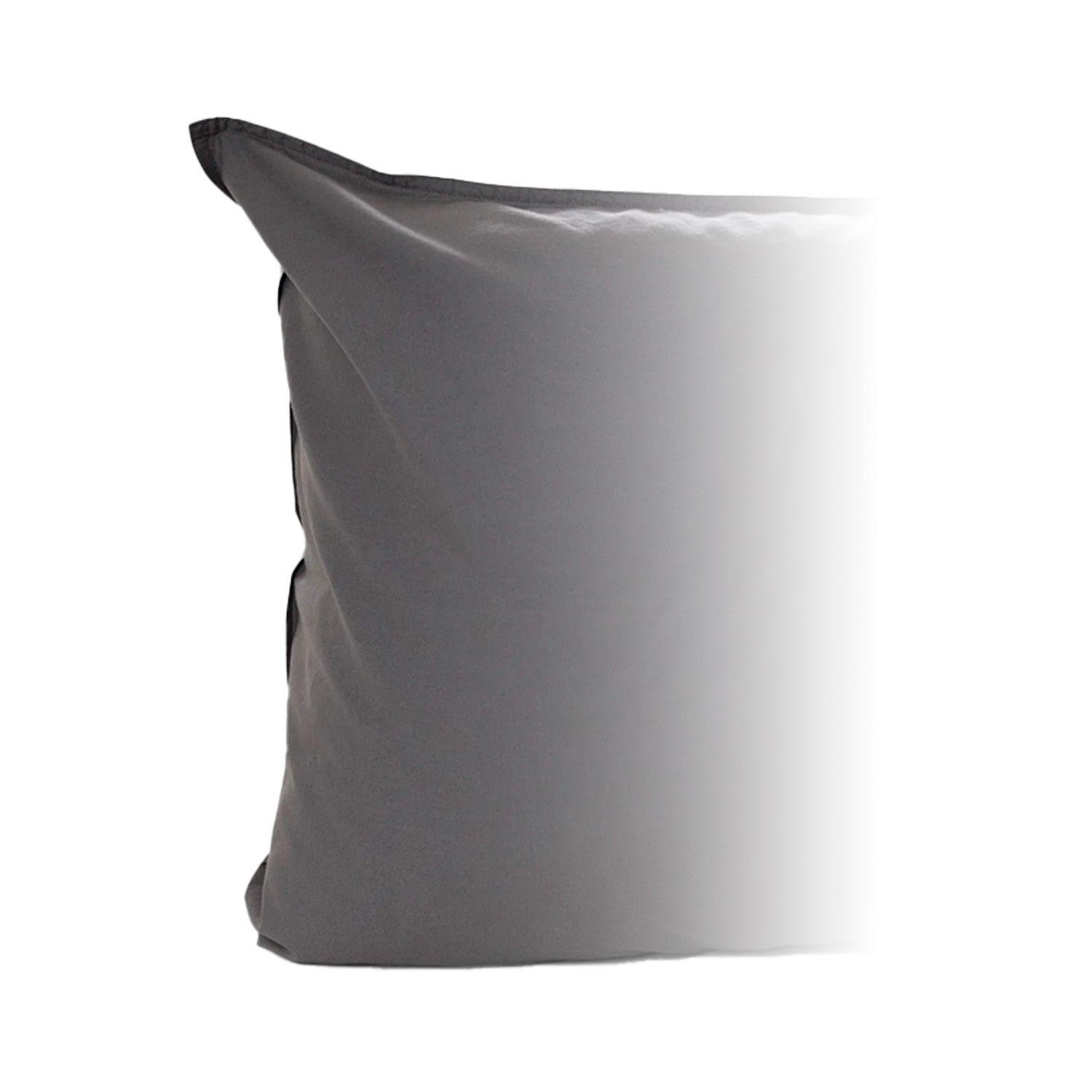 Pack 2 Funda de Almohada Ameritex Algodón Dark Grey 50x70-2