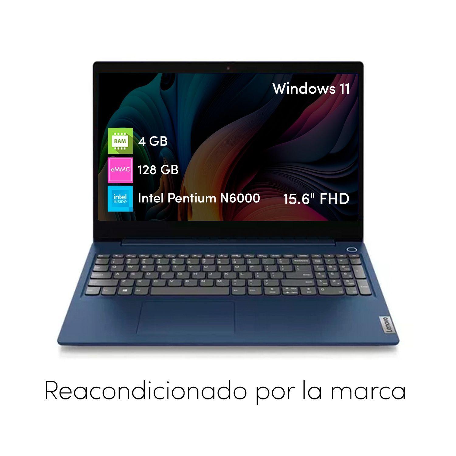 Notebook Lenovo Ideapad 4GB 128GB 15.6" FHD Win11 Azul-1