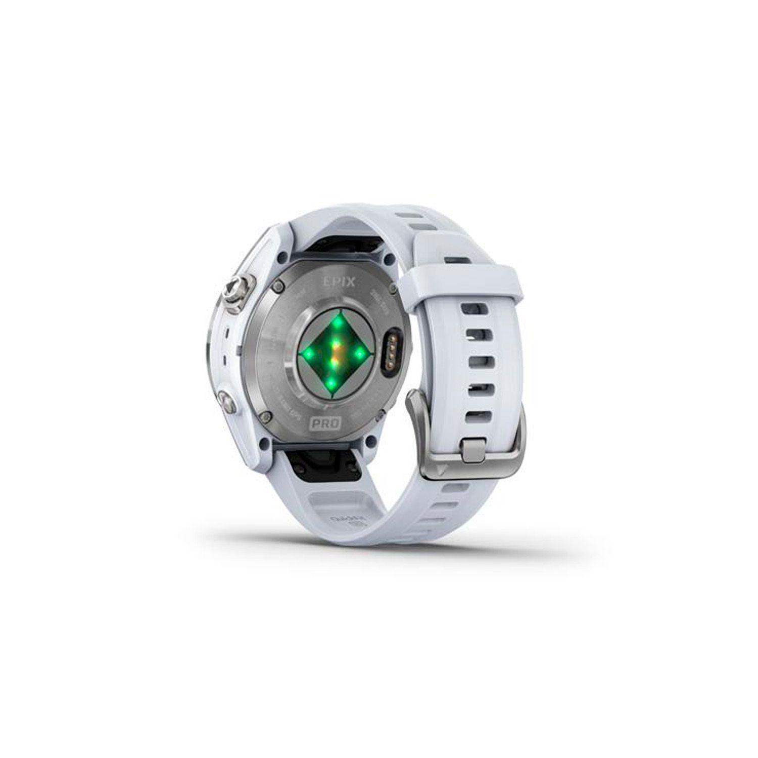 Reloj Garmin Epix Pro Gen 2 42mm Glass SS Whitestone-2