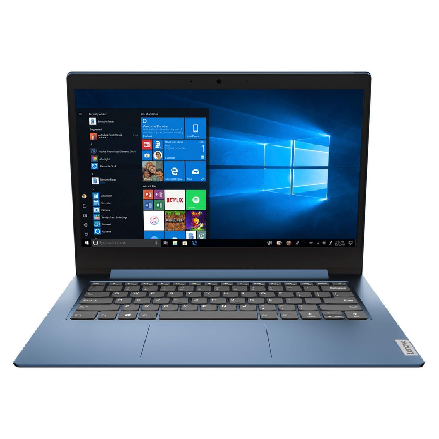Notebook Lenovo Ideapad Pentium N5030 14” HD 4GB 128GB SSD W10 Azul-0