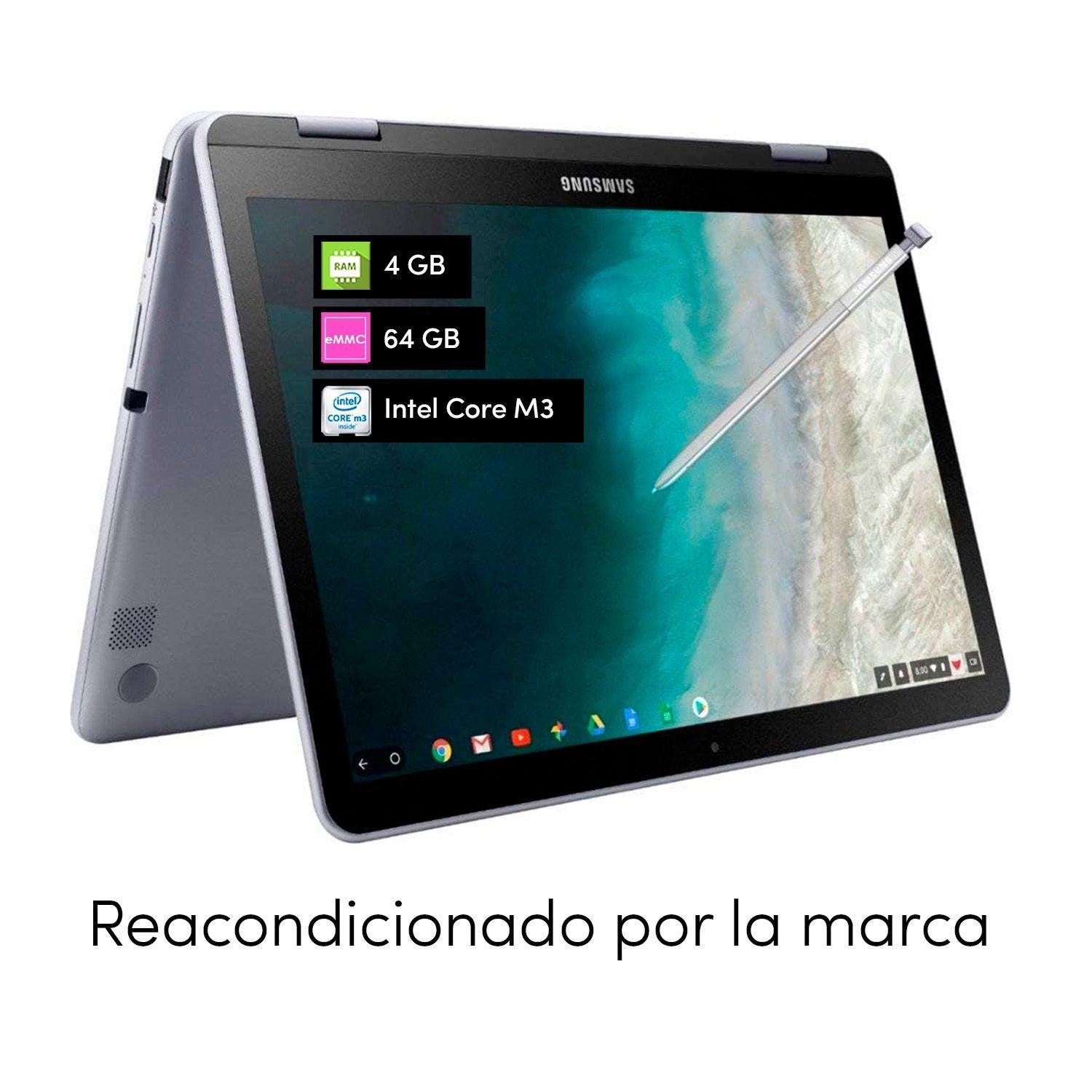 Notebook 2 en 1 Samsung Plus Intel Core 4GB 64GB 12.2' Táctil 360° Chrome Os-1