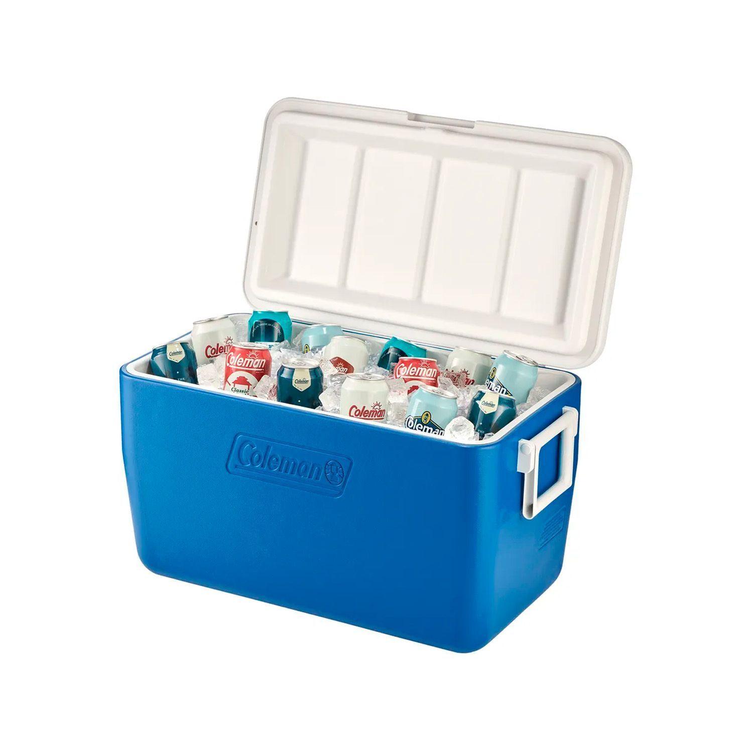 Cooler Coleman Chiller 48QT 46 Litros Azul Ocean-3