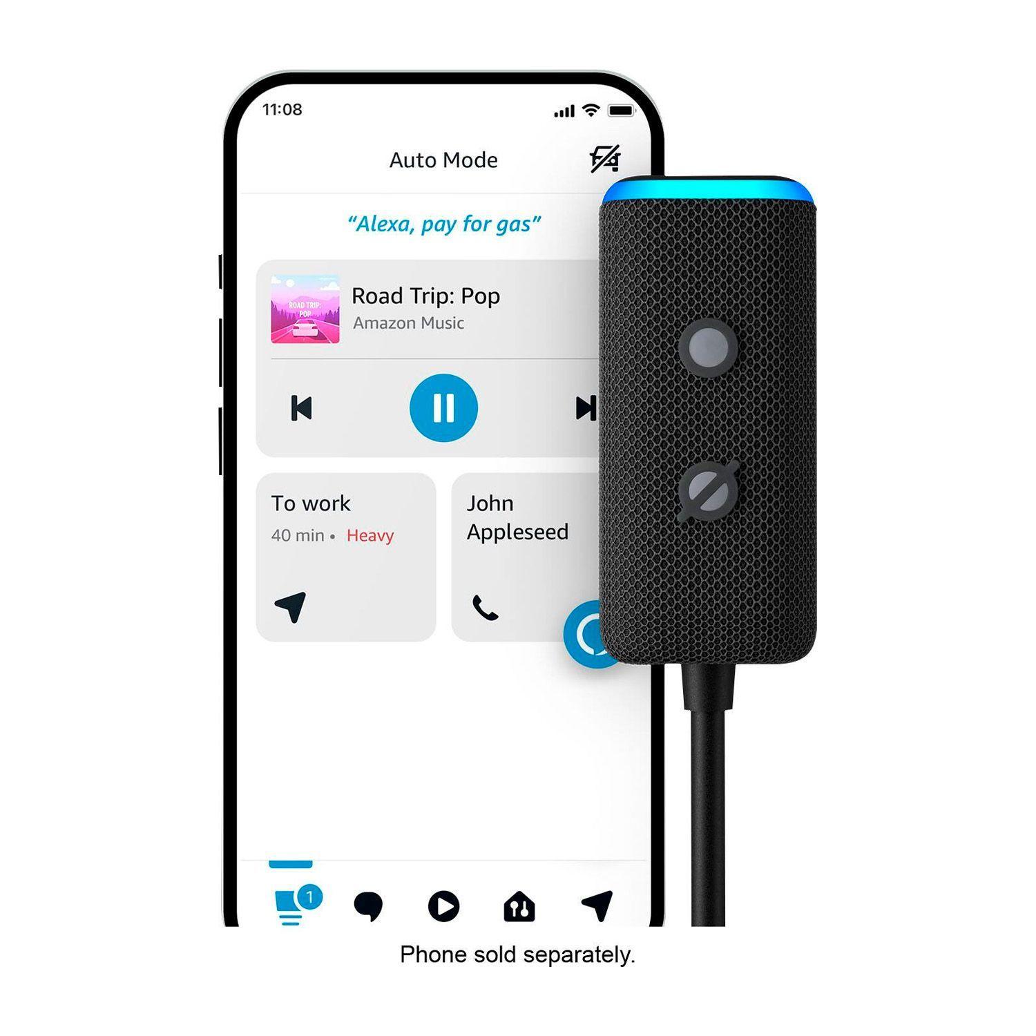 Asistente de Voz Amazon Echo Auto 2nd Gen con Alexa-2