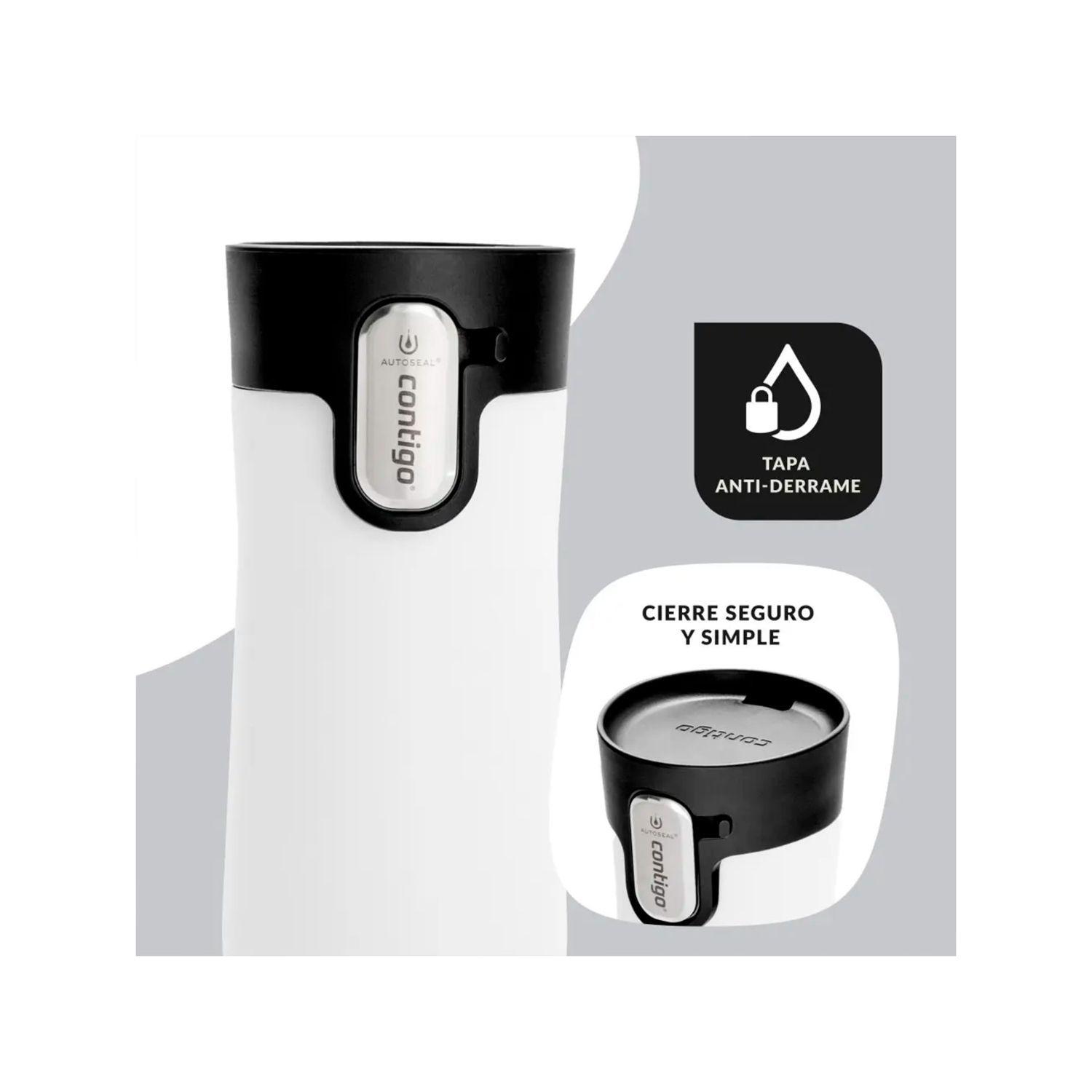 Vaso Mug Termico Contigo West Loop 473ml Caliente Frio Blanco-2