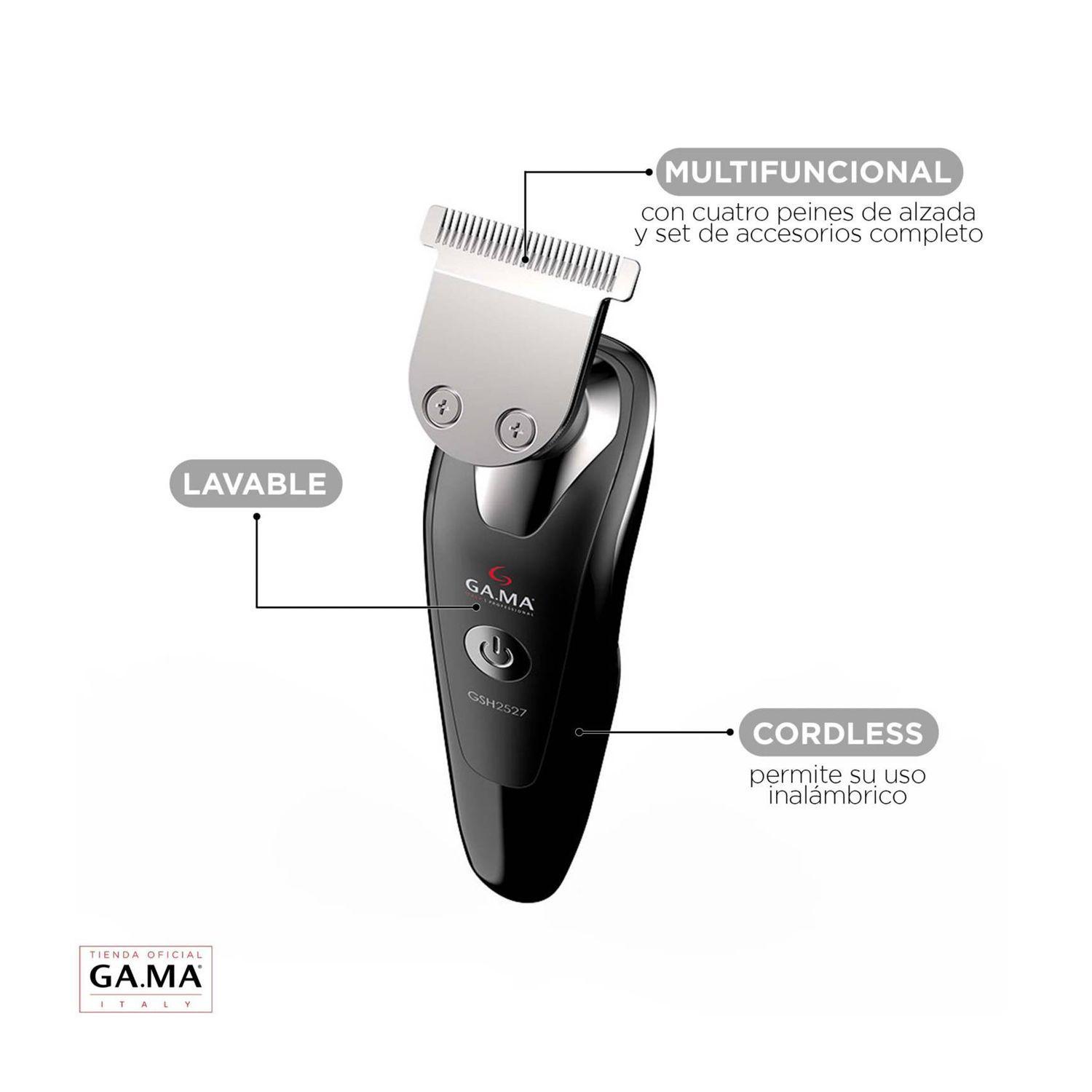 Afeitadora Inalámbrica Gama GSH 2527 W&D Multifunción + Acc-2