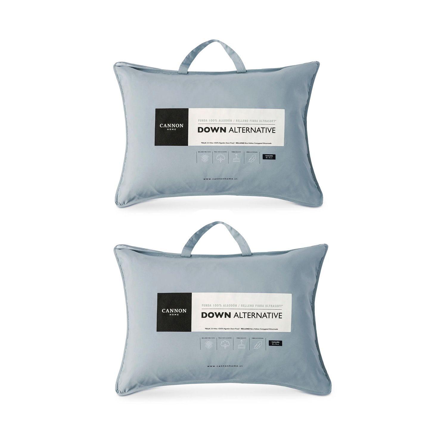 Pack 2 Almohadas Cannon Down Alternative 50x70cm Ultrasoft-1