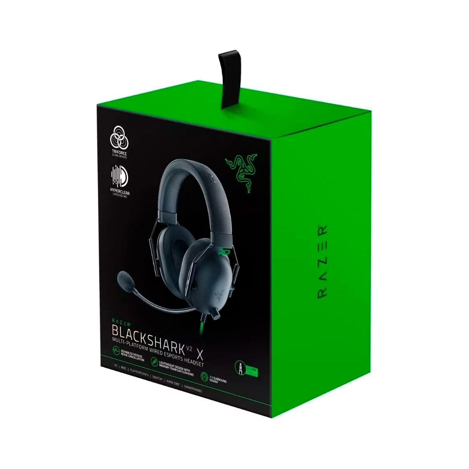 Audífonos Razer BlackShark V2 3.5mm Hyperclear Negro-3