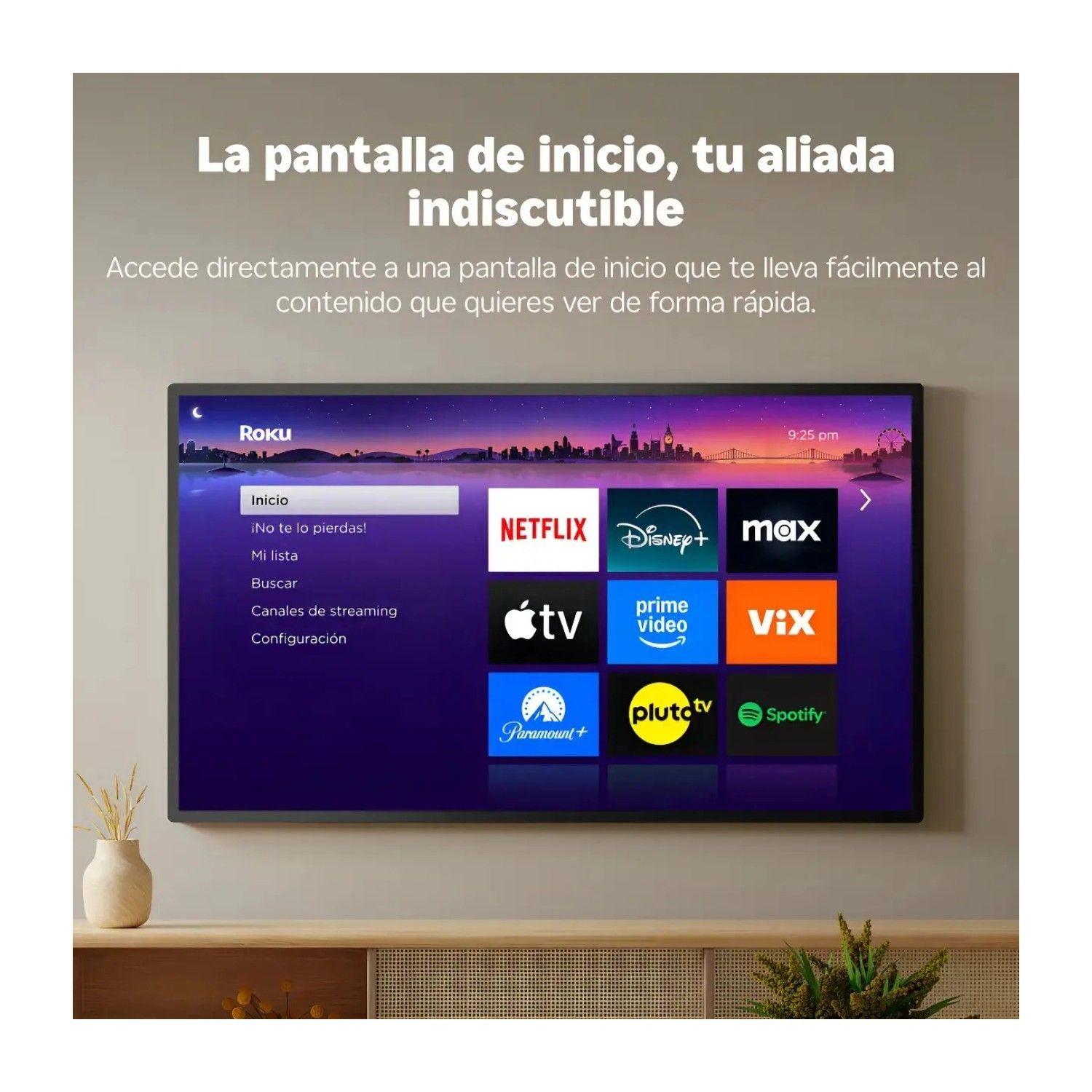 Dispositivo de Streaming Roku 3840S2 Streamer HD Control Voz Netflix Disney-2