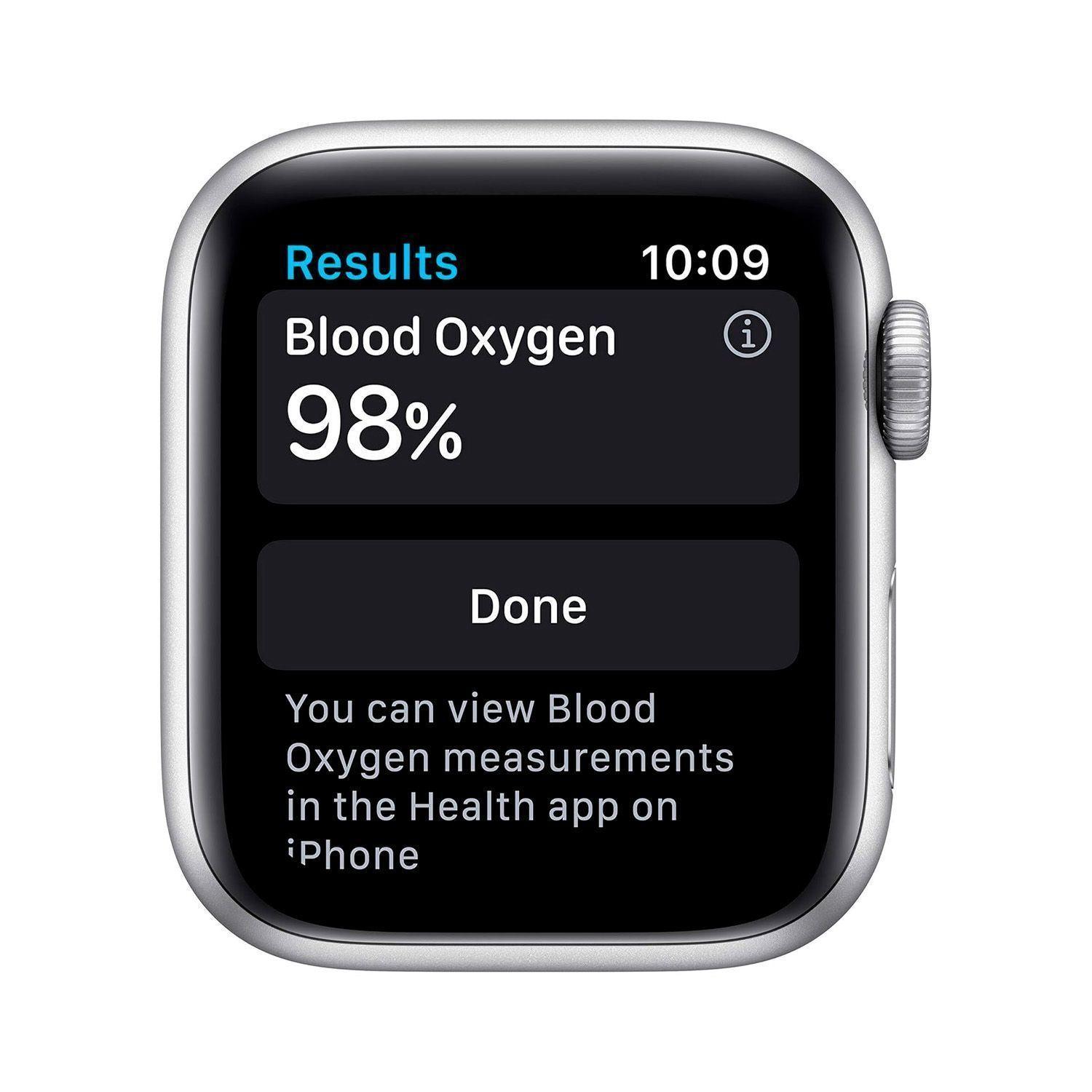 Reloj Apple Watch Series 6 40mm GPS + Wifi Silver Stainless Steel White Sport-2